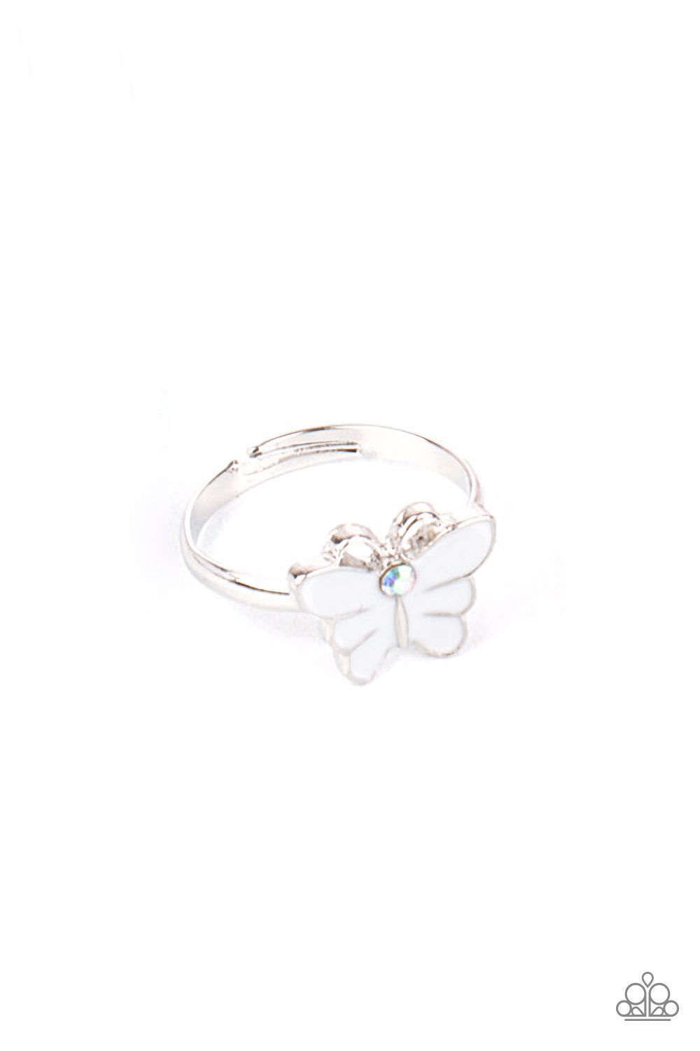 Ring - Starlet Shimmer Butterfly/Rhinestone - White