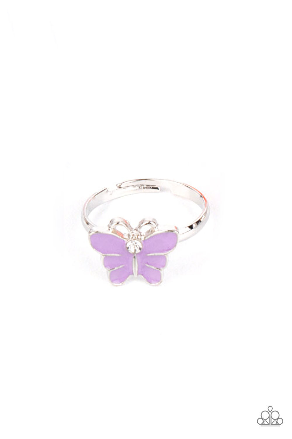 Ring - Starlet Shimmer Butterfly/Rhinestone - Purple