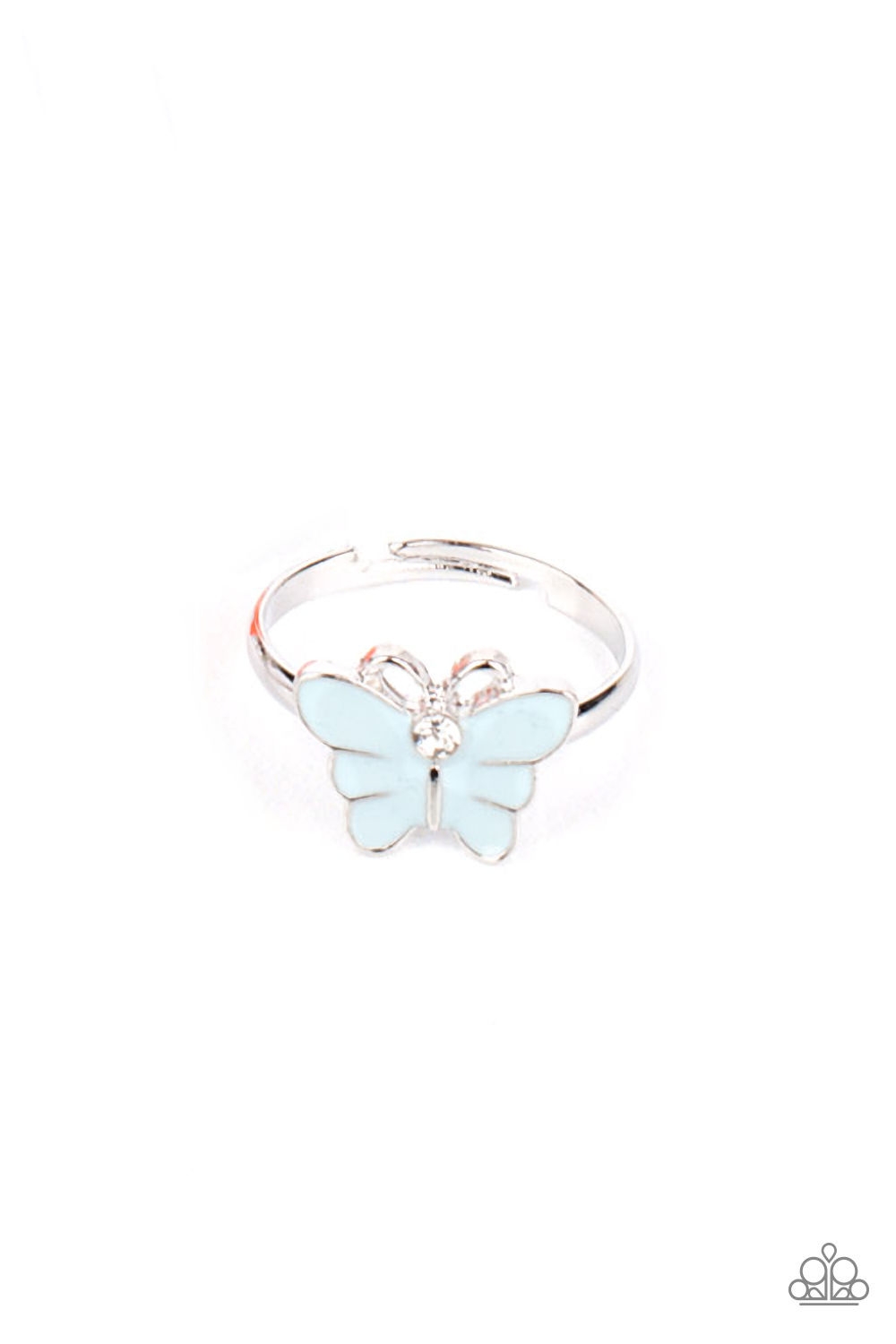 Ring - Starlet Shimmer Butterfly/Rhinestone - Blue