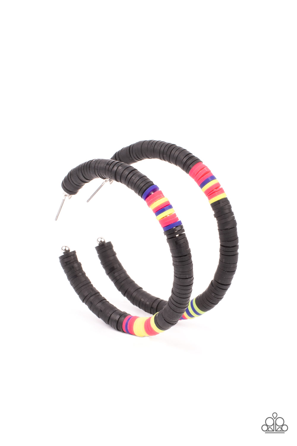 Earring - Colorfully Contagious - Black