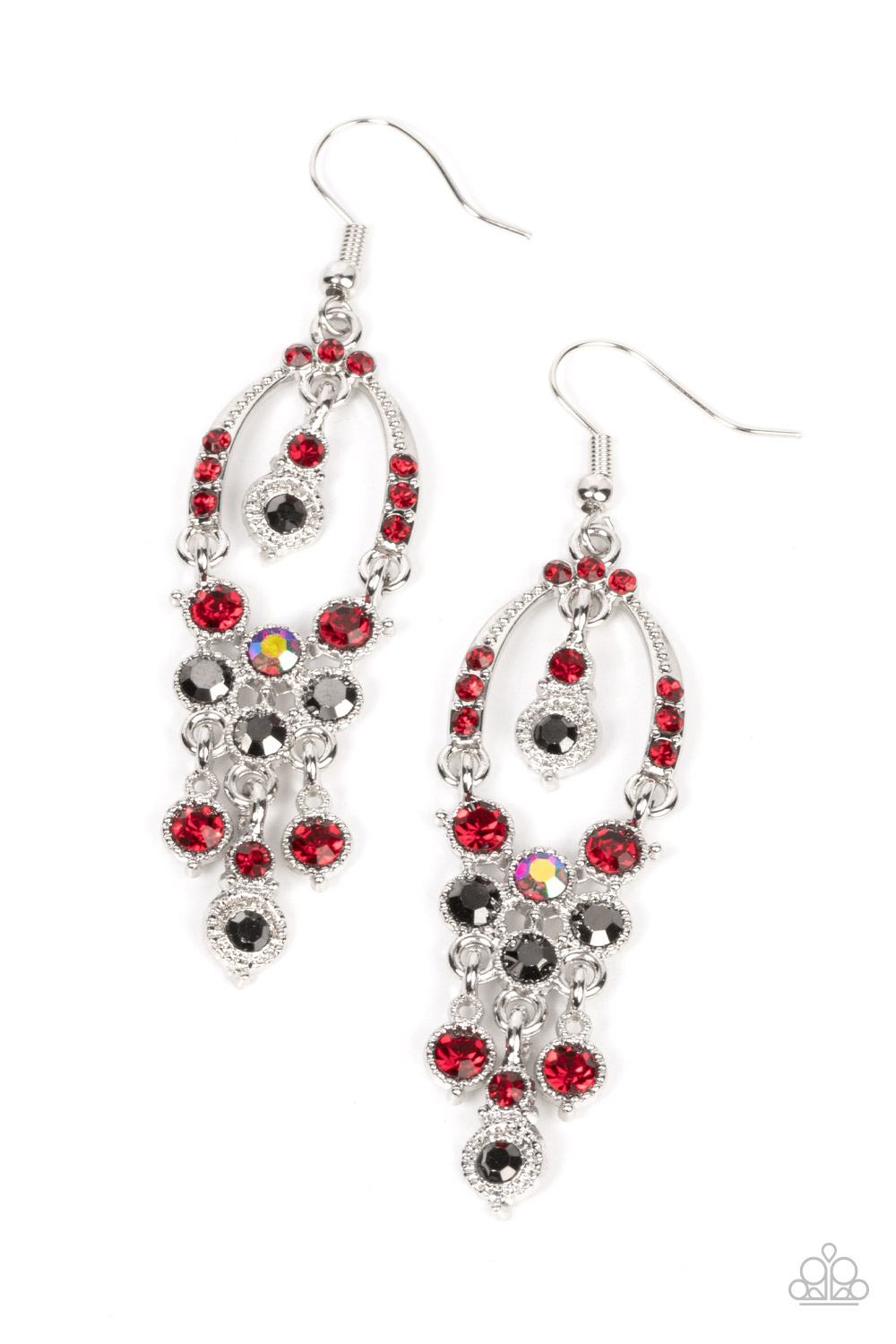Earring - Sophisticated Starlet - Red