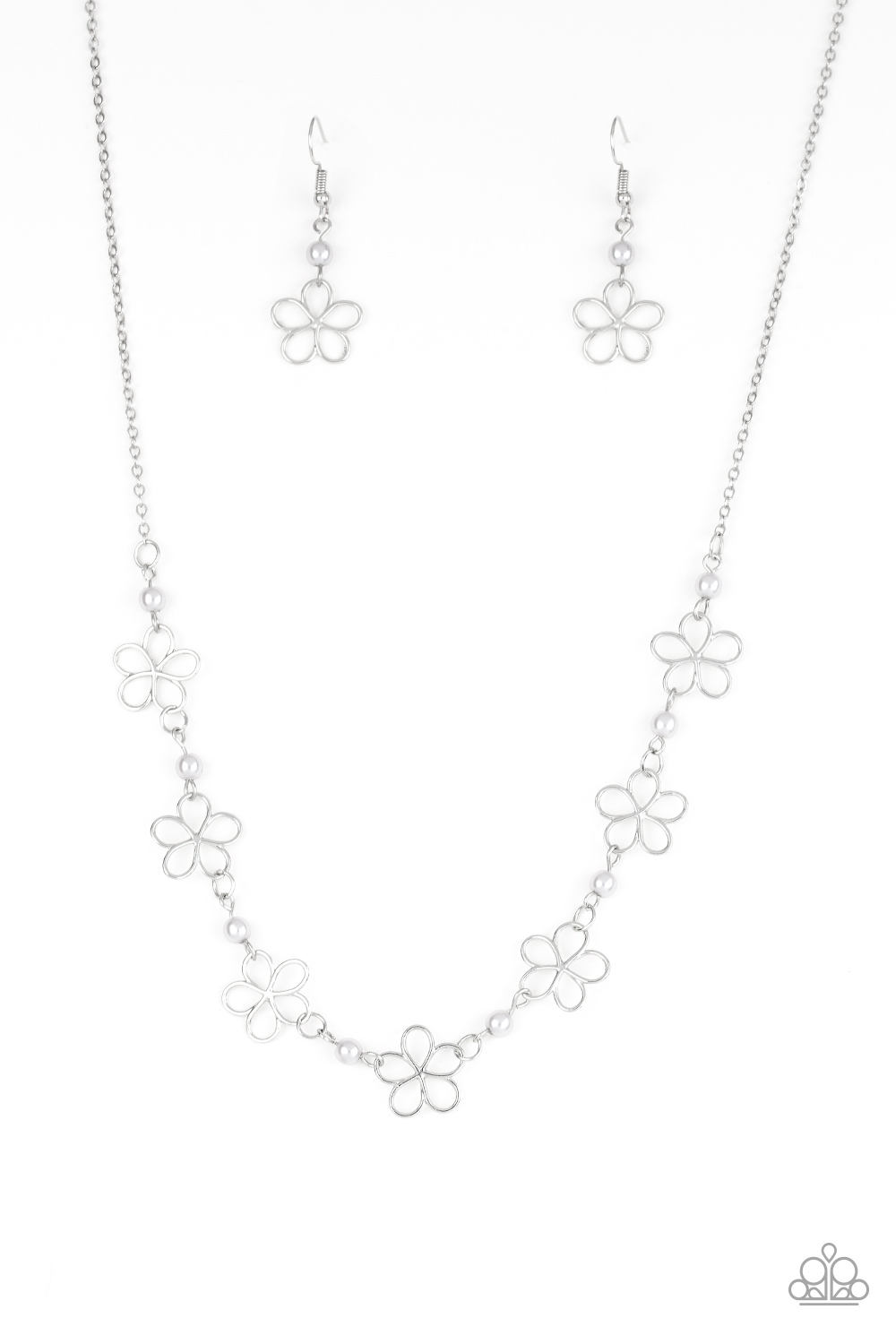 Necklace - Always Abloom - Silver