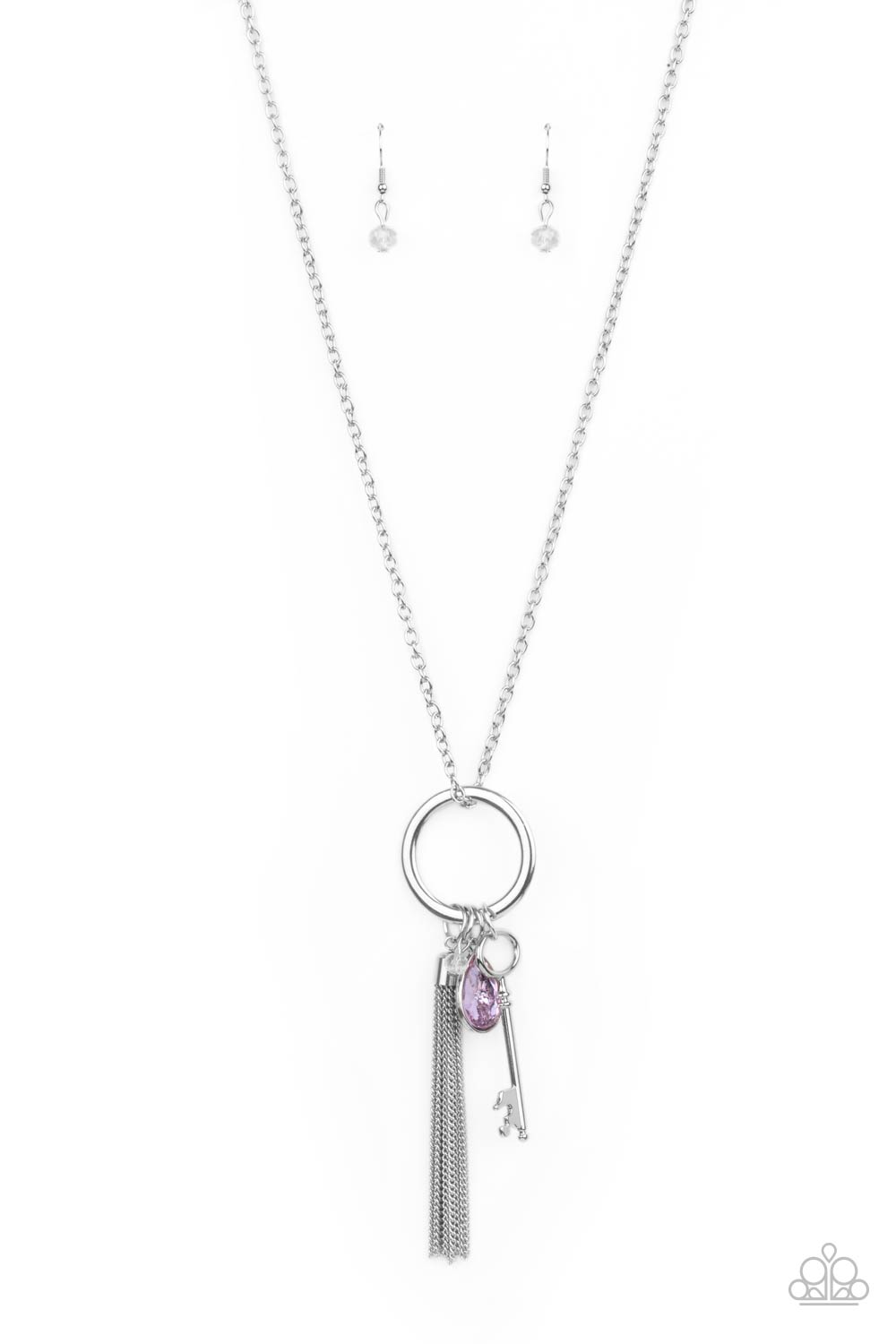 Necklace - Unlock Your Sparkle - Purple