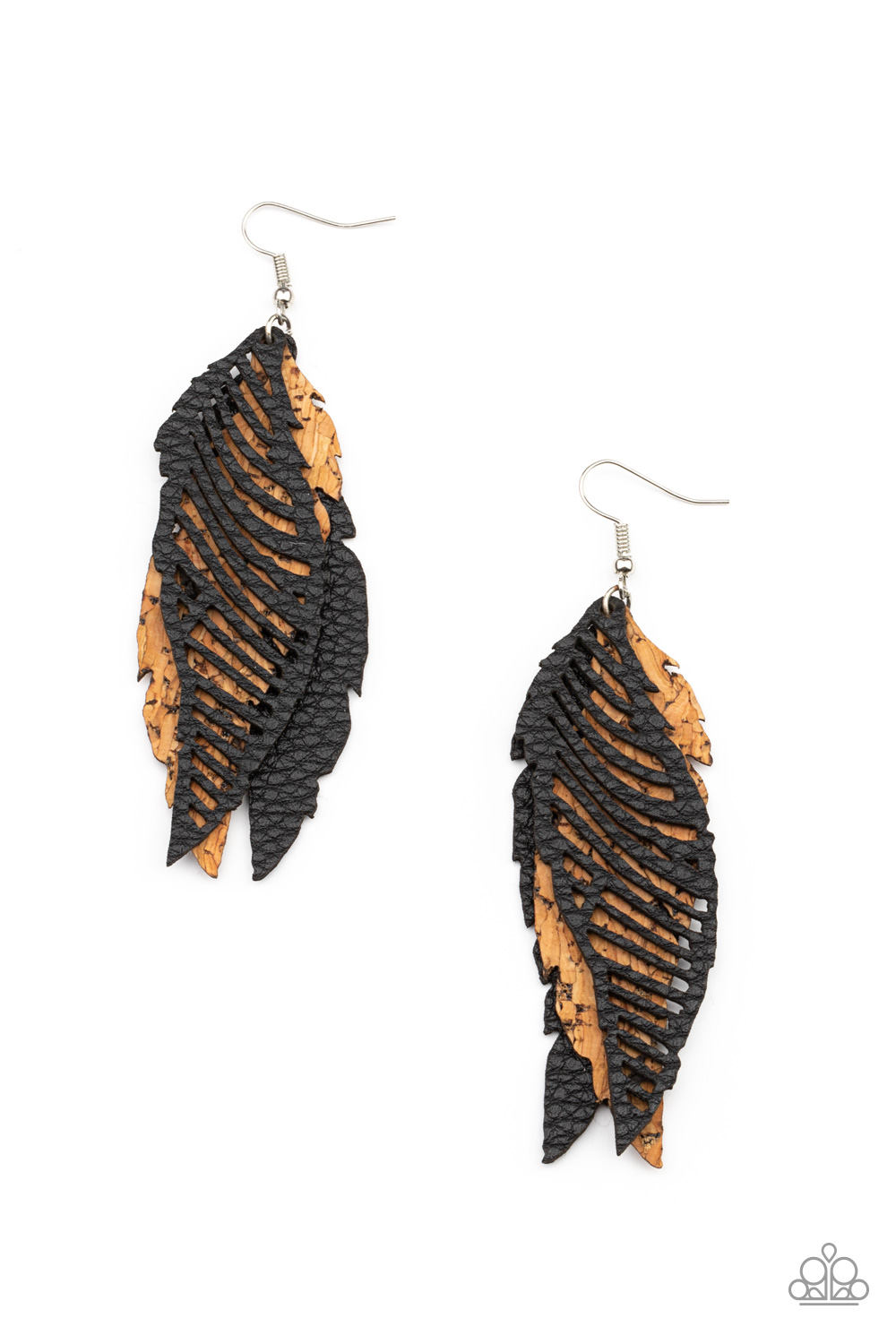 Earring - WINGING Off The Hook - Black