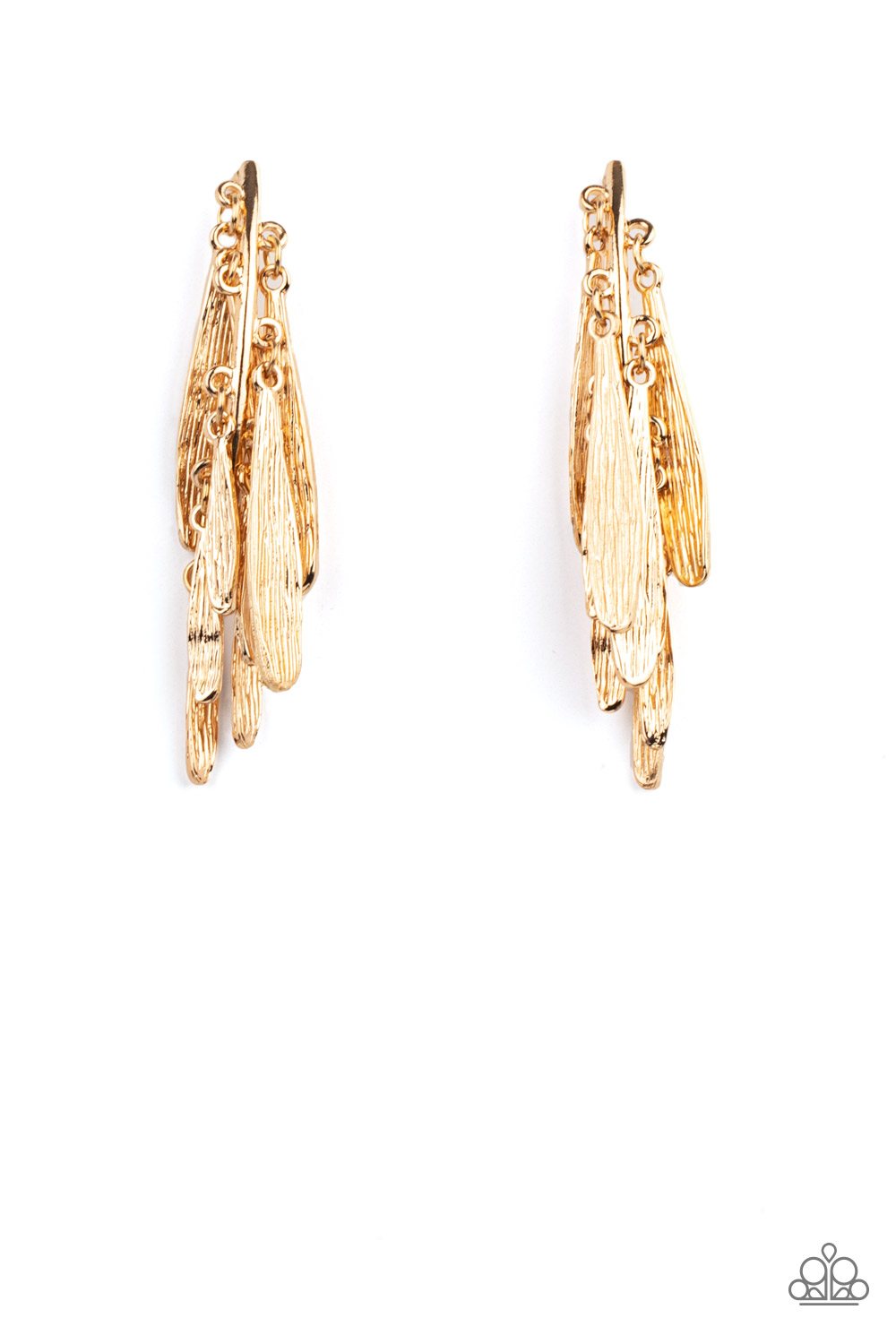 Earring - Pursuing The Plumes - Gold
