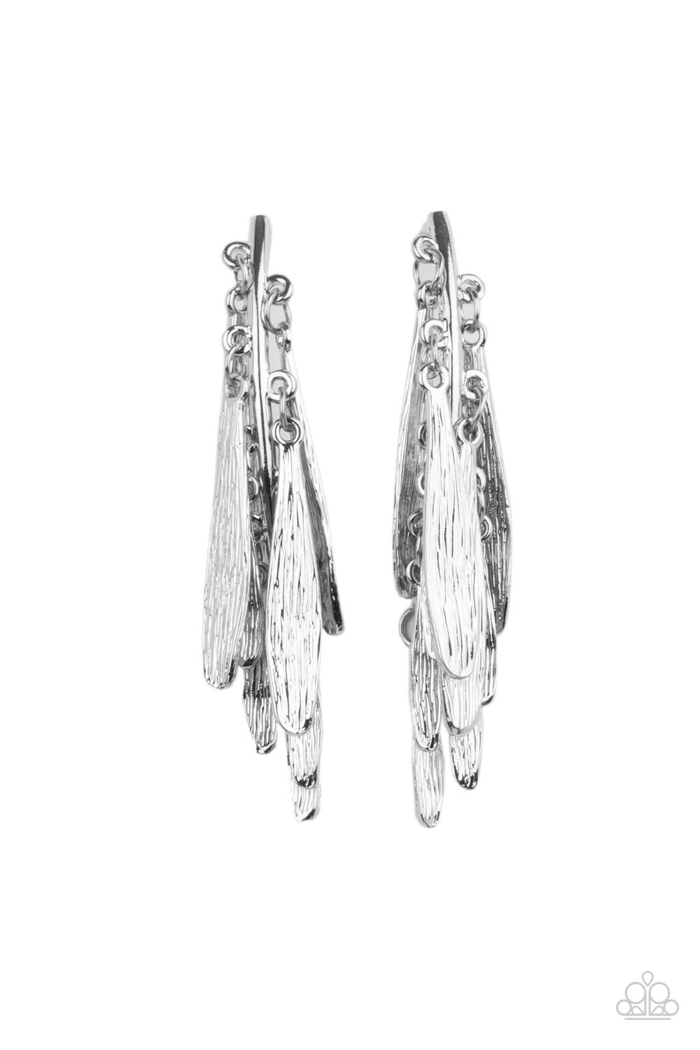 Earring - Pursuing The Plumes - Silver