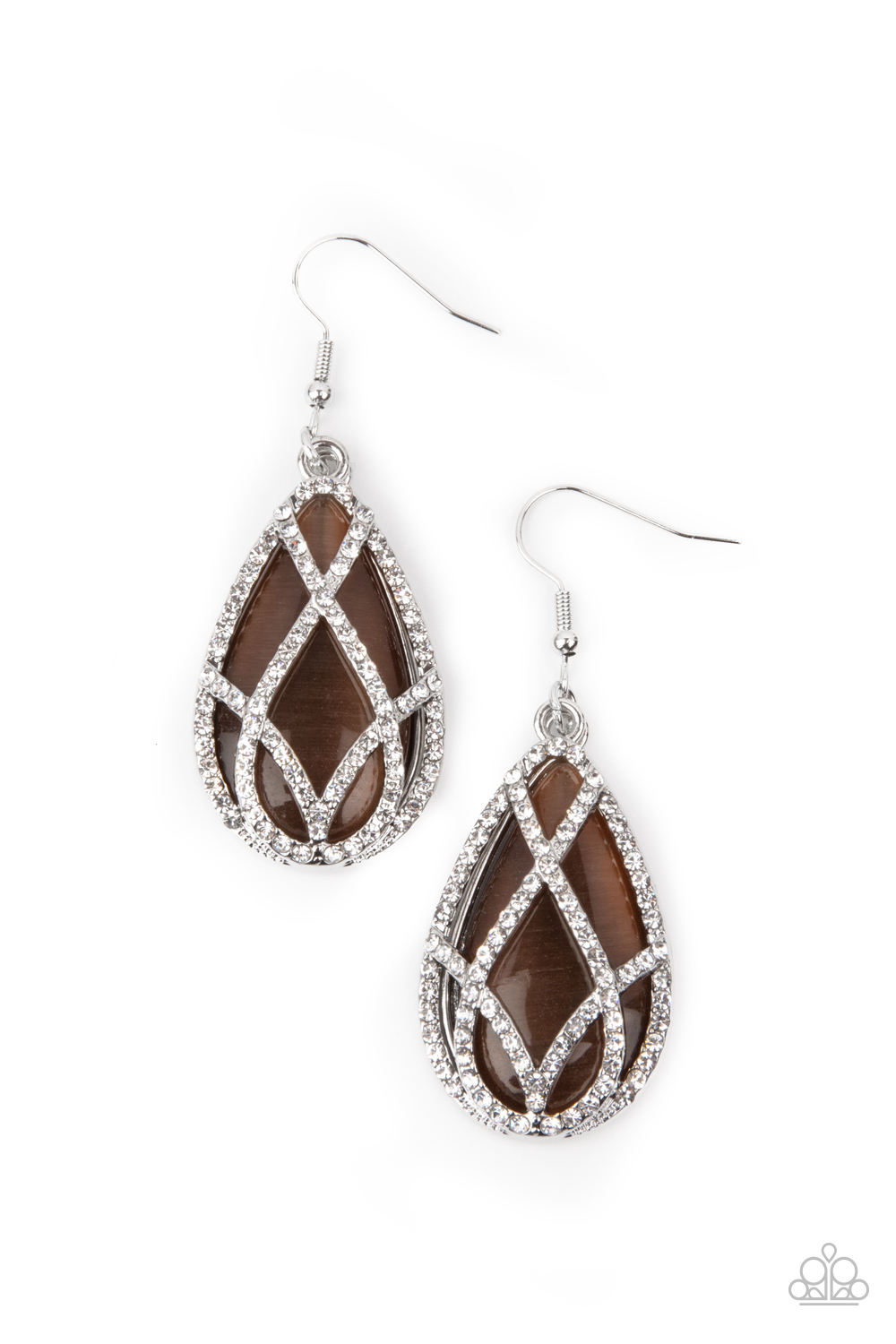 Earring - Crawling With Couture - Brown