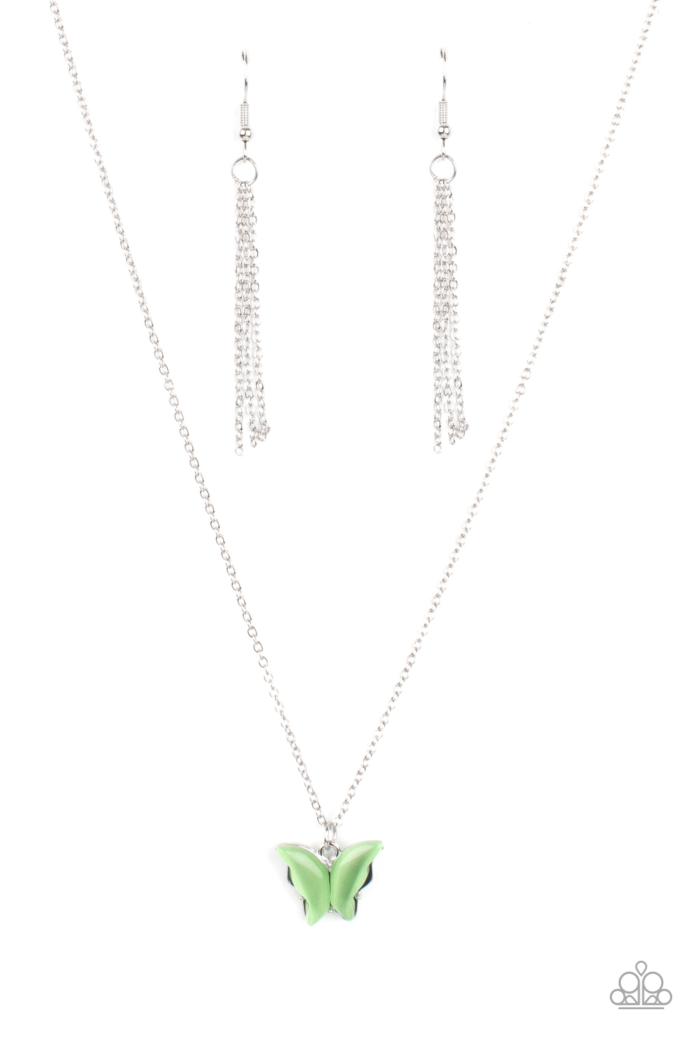 Necklace - Butterfly Prairies - Green