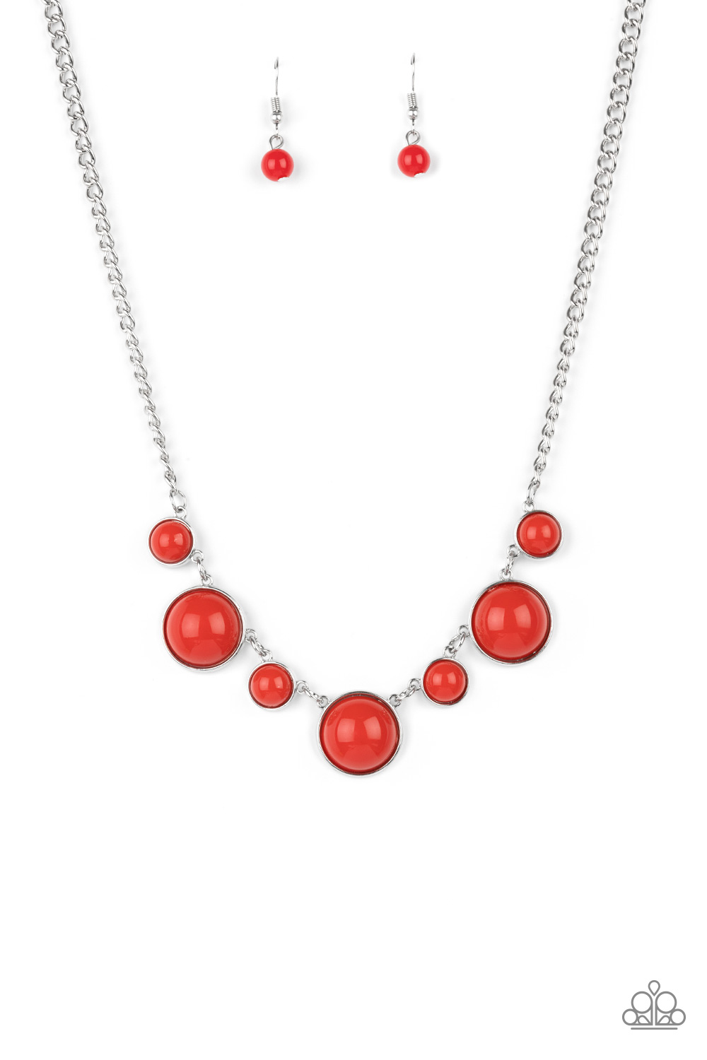 Necklace - Prismatically POP-tastic - Red