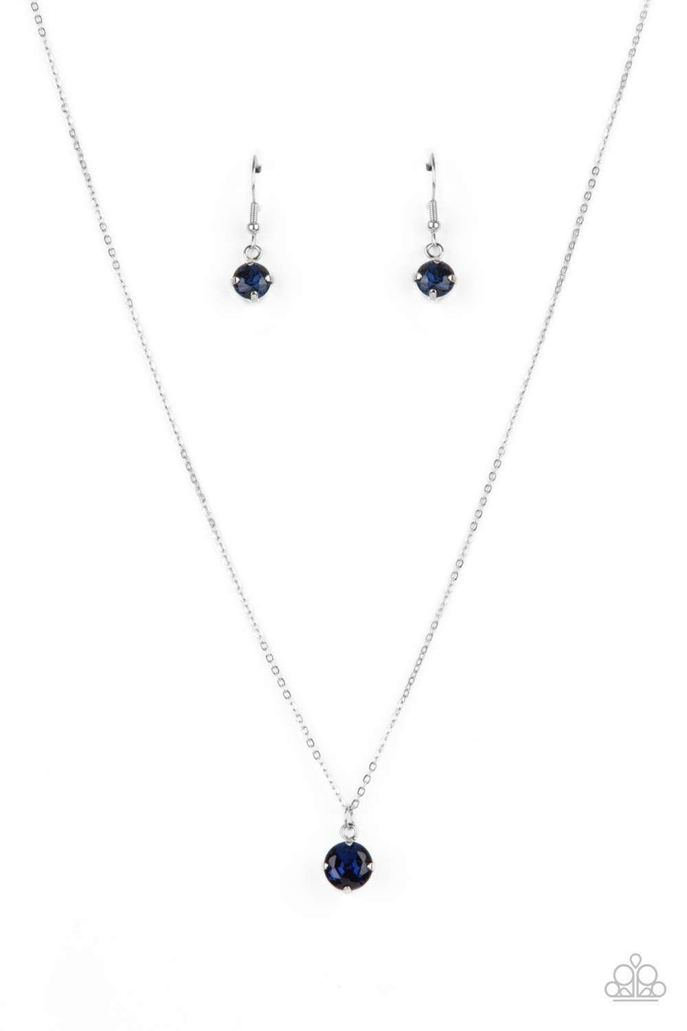 Necklace - Undeniably Demure - Blue