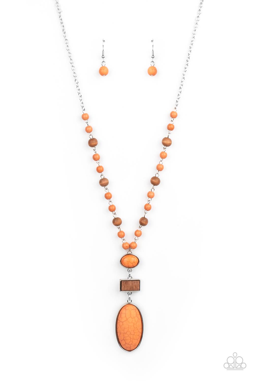 Necklace - Naturally Essential - Orange