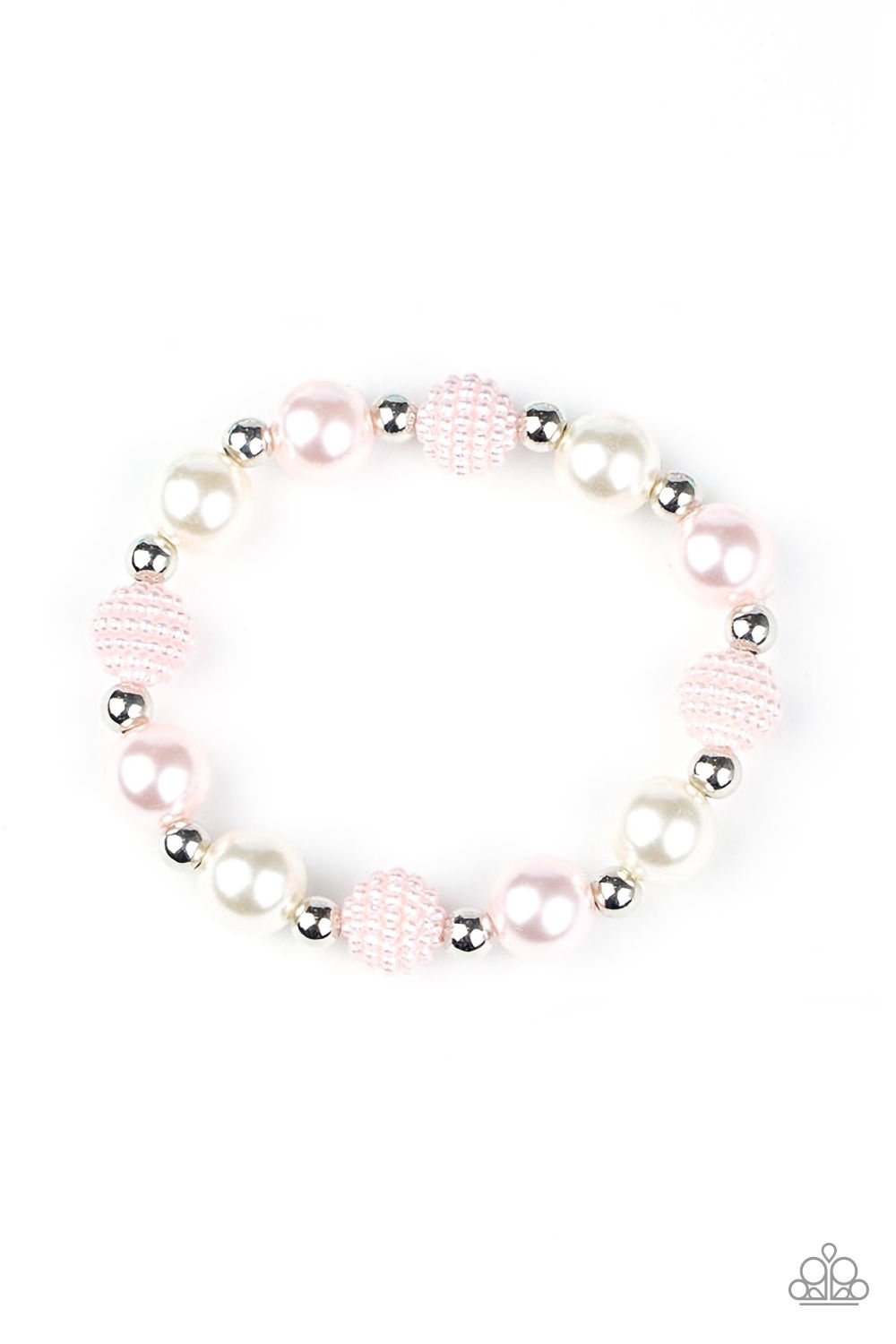 Bracelet - Starlet Shimmer Pearl Stretch - Pink