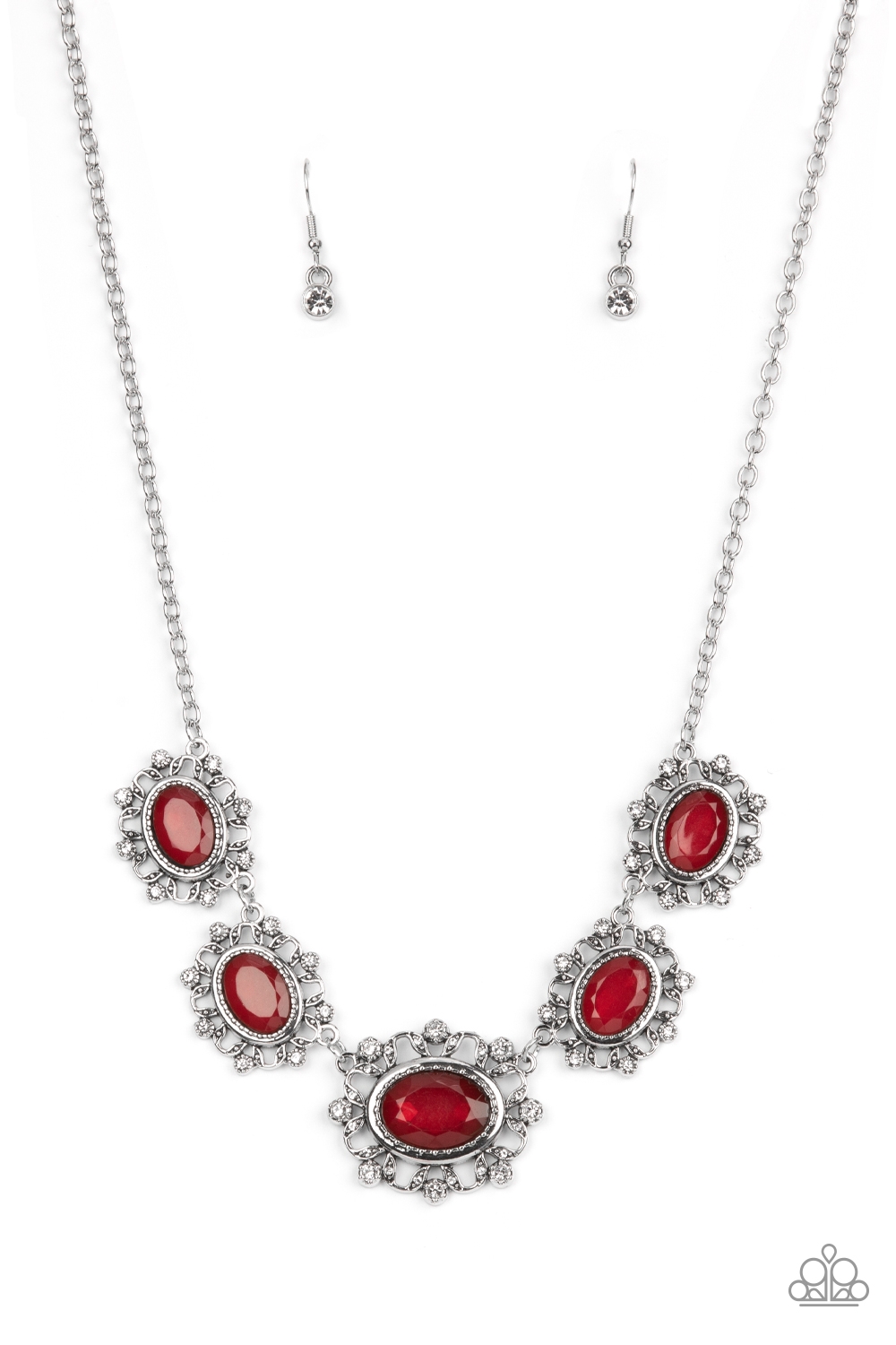Necklace - Meadow Wedding - Red