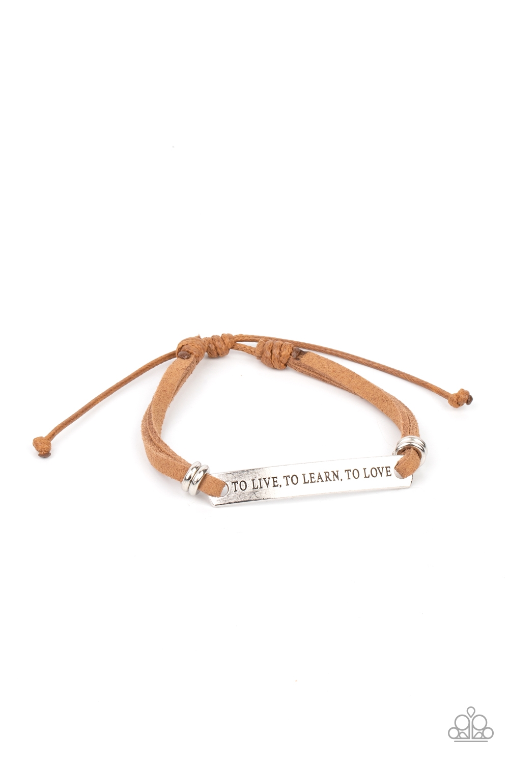 Bracelet - To Live, To Learn, To Love - Brown