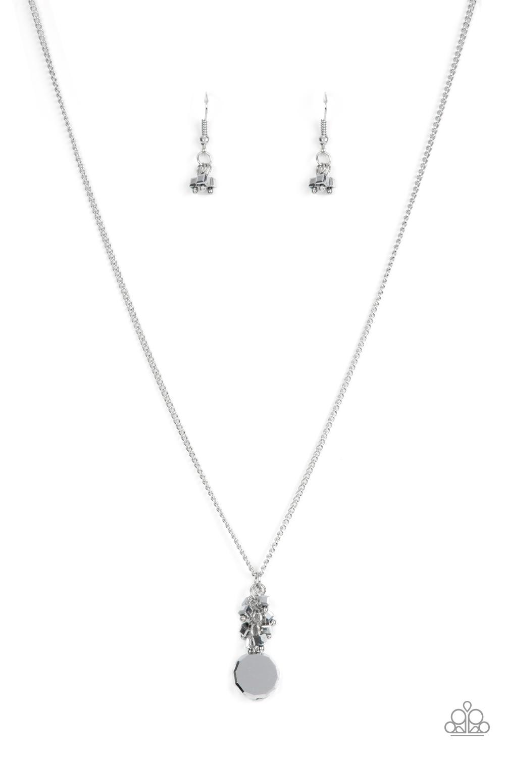 Necklace - Clustered Candescence - Silver