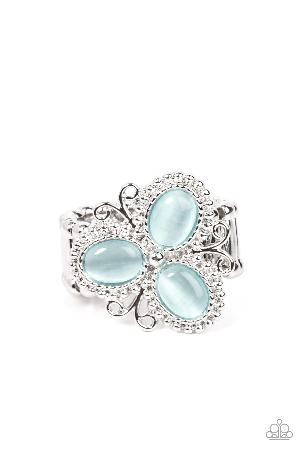 Ring - Bewitched Blossoms - Blue