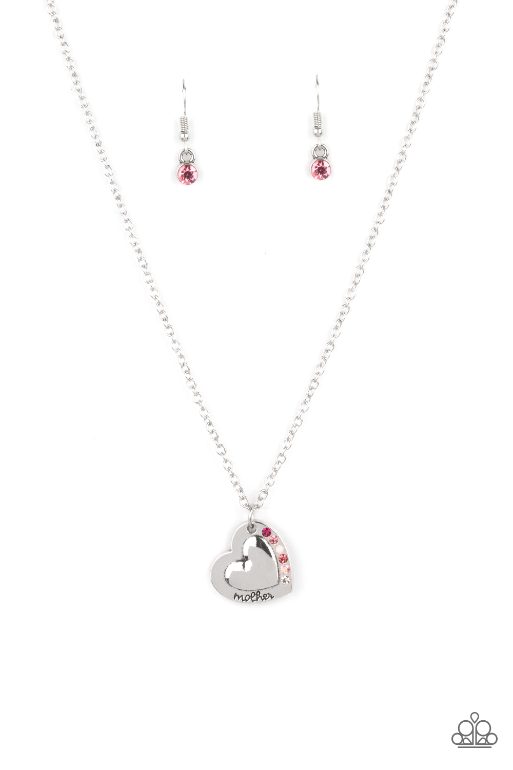 Necklace - Happily Heartwarming - Pink