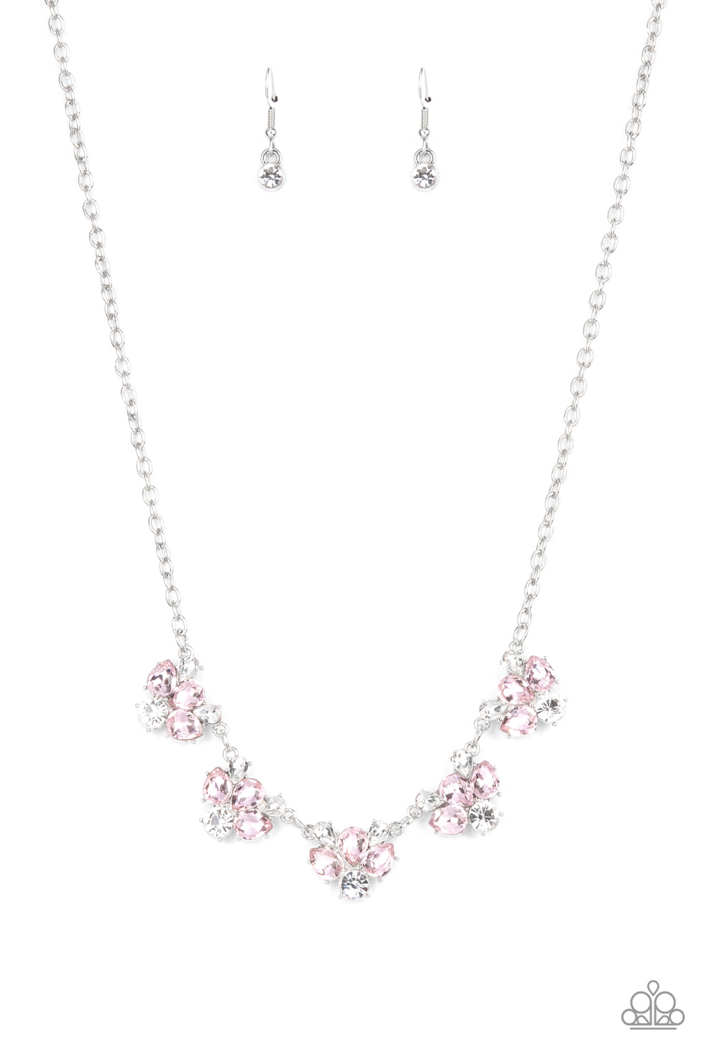 Necklace - Envious Elegance - Pink