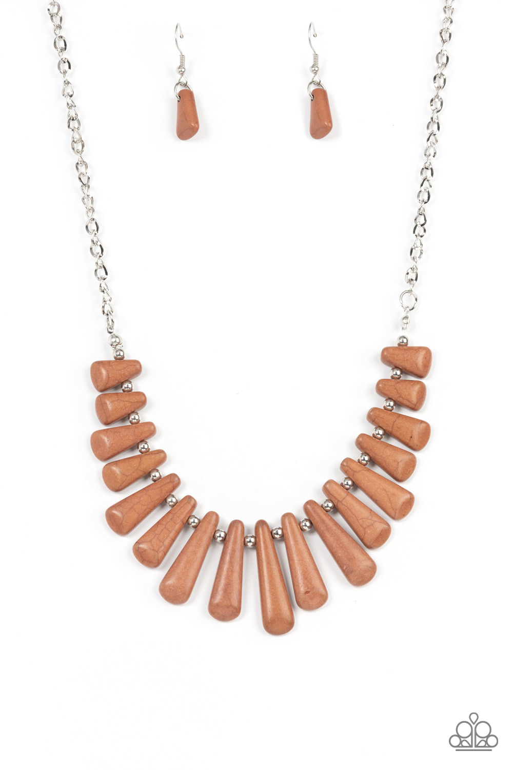 Necklace - Mojave Empress - Brown