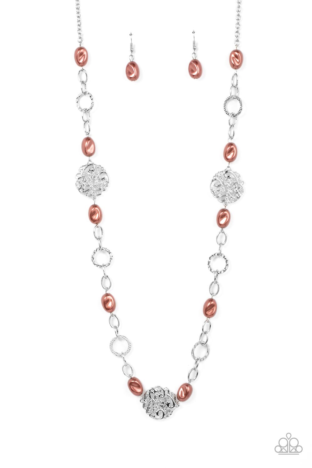 Necklace - Social Soiree - Brown