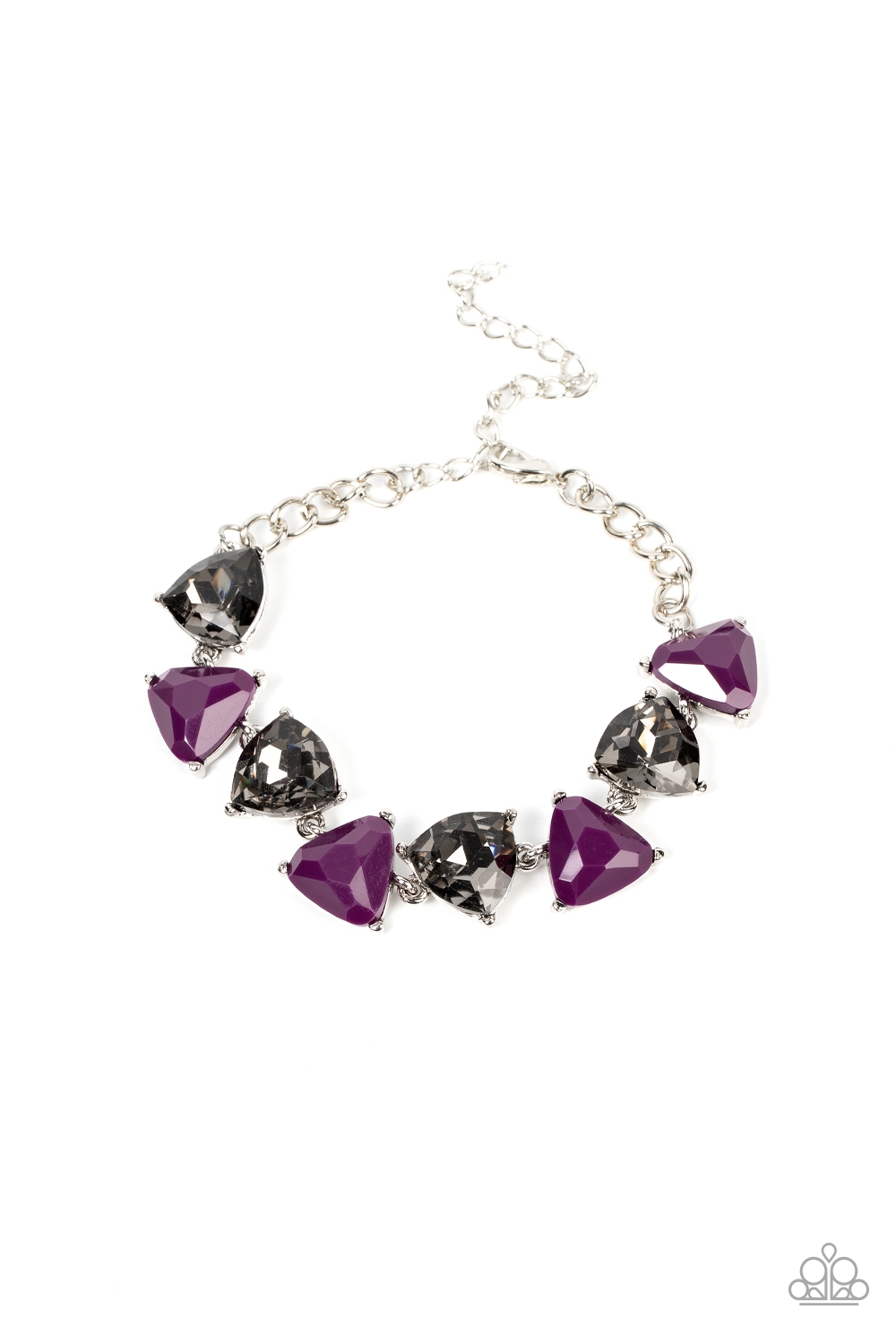 Bracelet - Pumped up Prisms - Purple