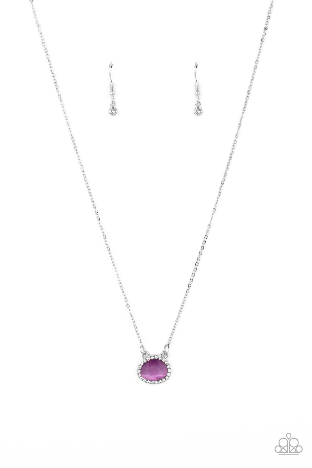 Necklace - Treasure Me Always - Purple