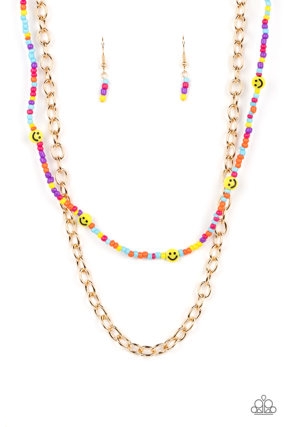 Necklace - Happy Looks Good on You - Multi