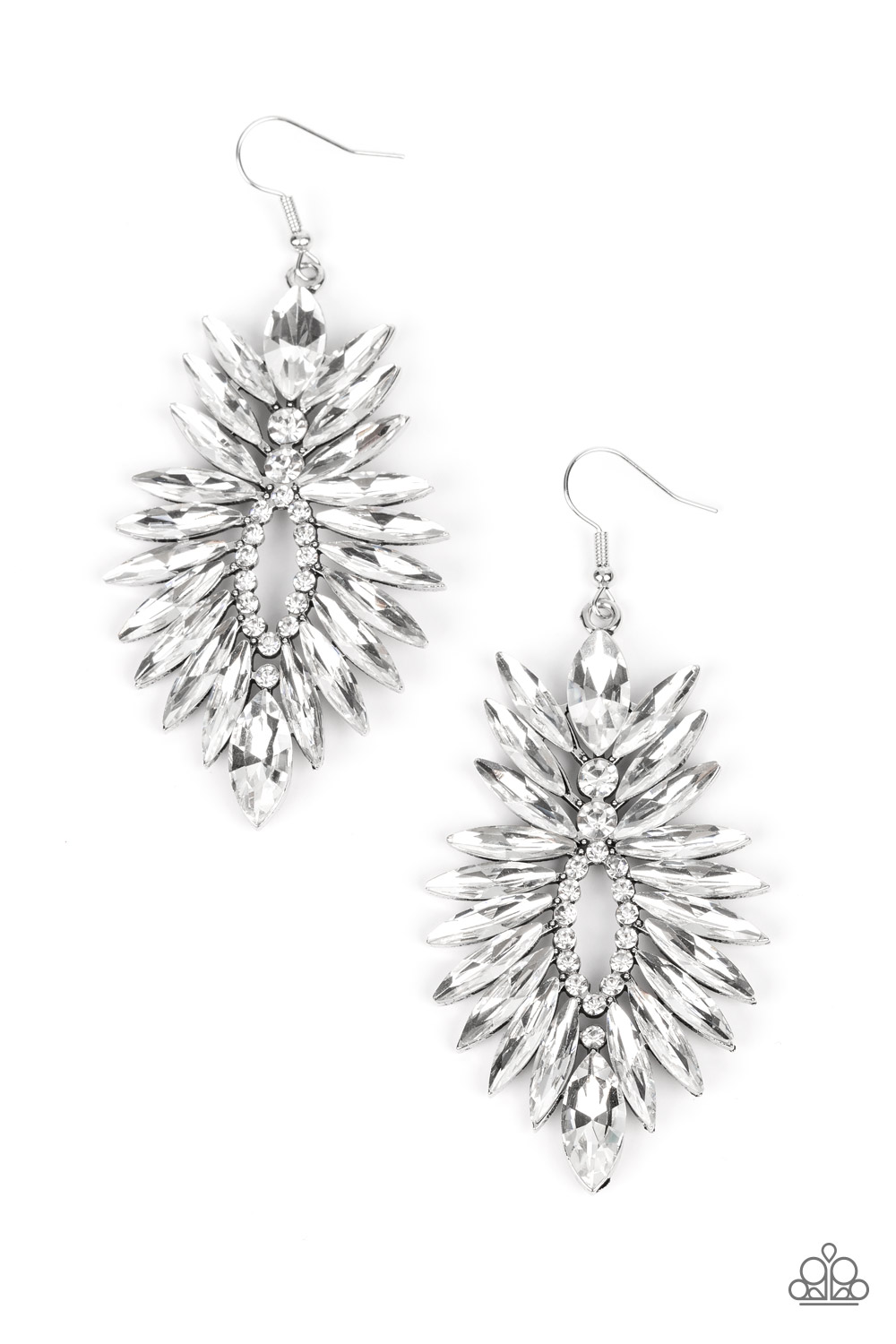 Earring - Turn Up the Luxe - White