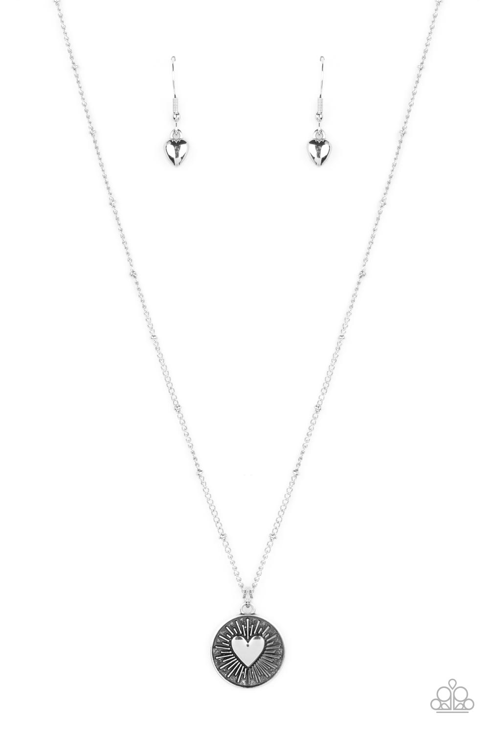 Necklace - Lovestruck Shimmer - Silver