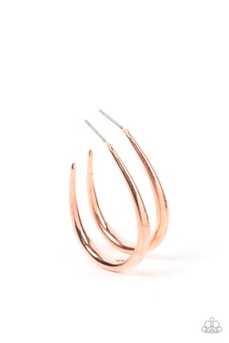 Earring - CURVE Your Appetite - Copper