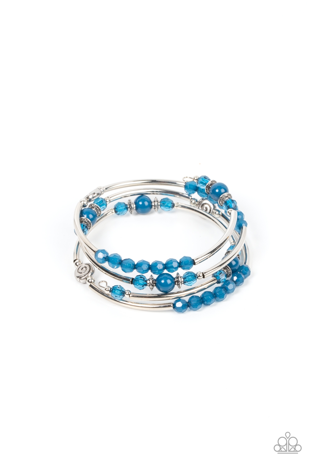Bracelet - Whimsically Whirly - Blue