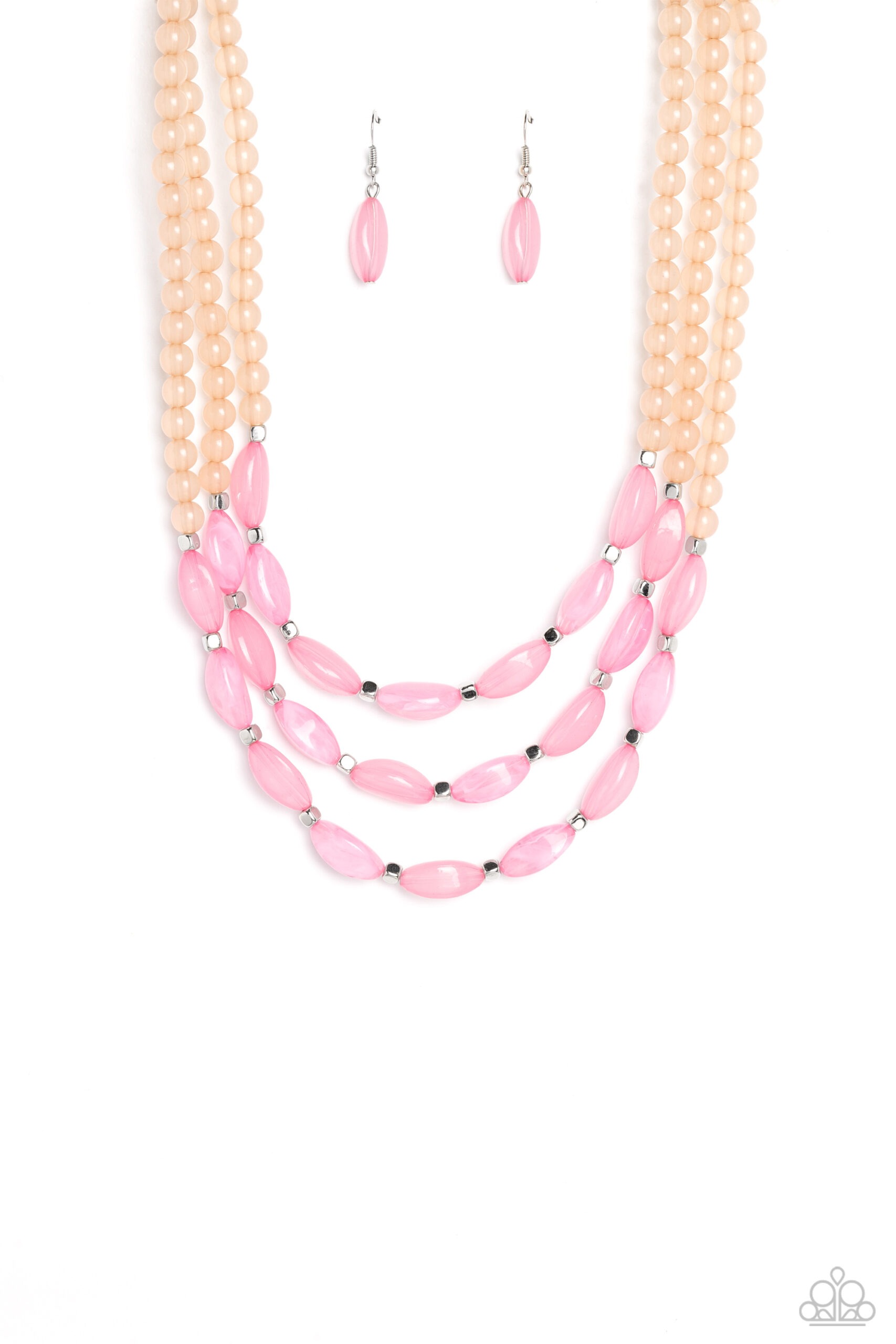 Necklace - I BEAD You Now - Pink
