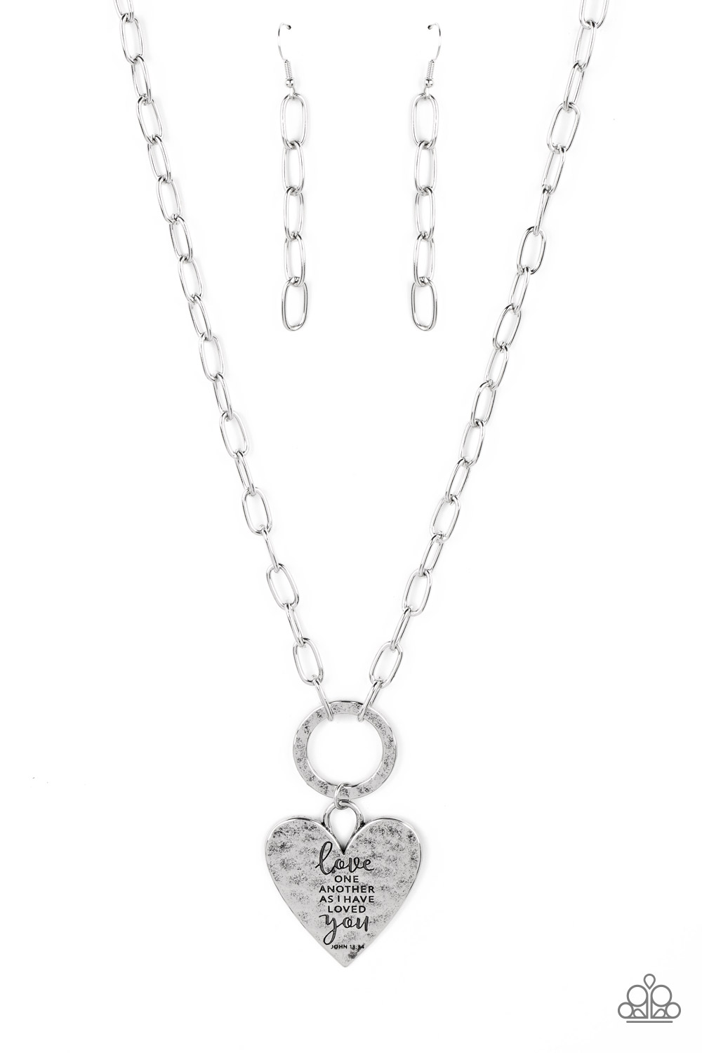 Necklace - Brotherly Love - Silver