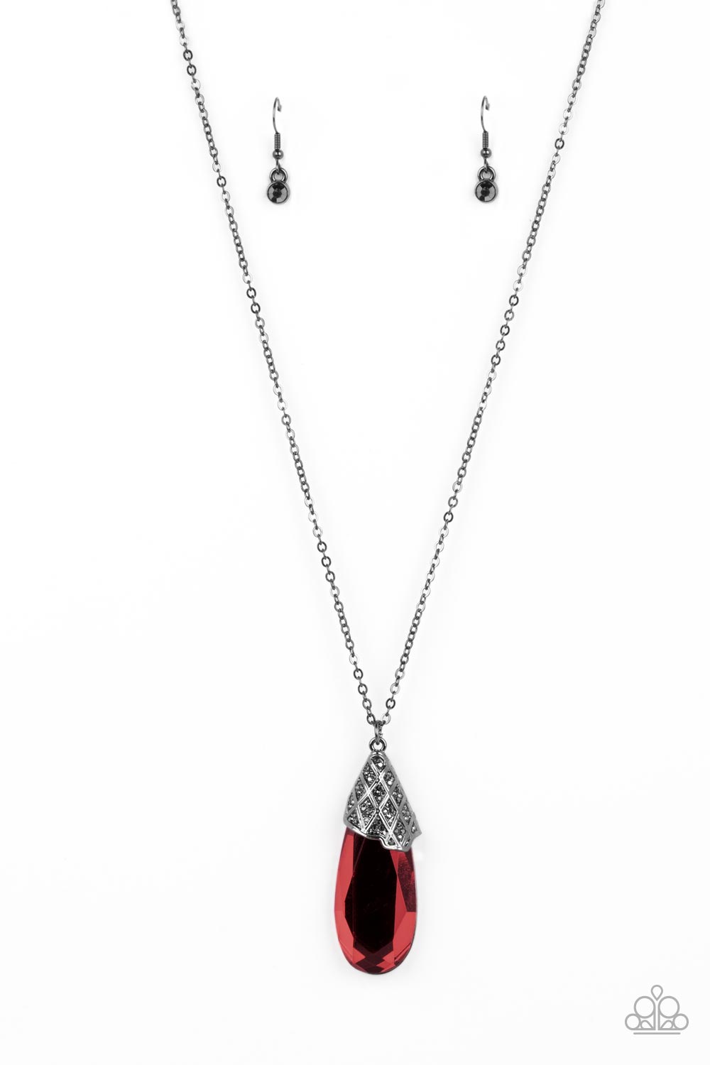 Necklace - Dibs on the Dazzle - Red