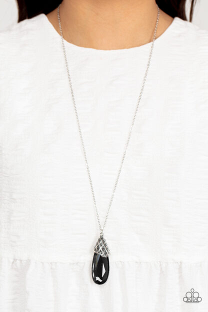 Necklace - Dibs on the Dazzle - Silver