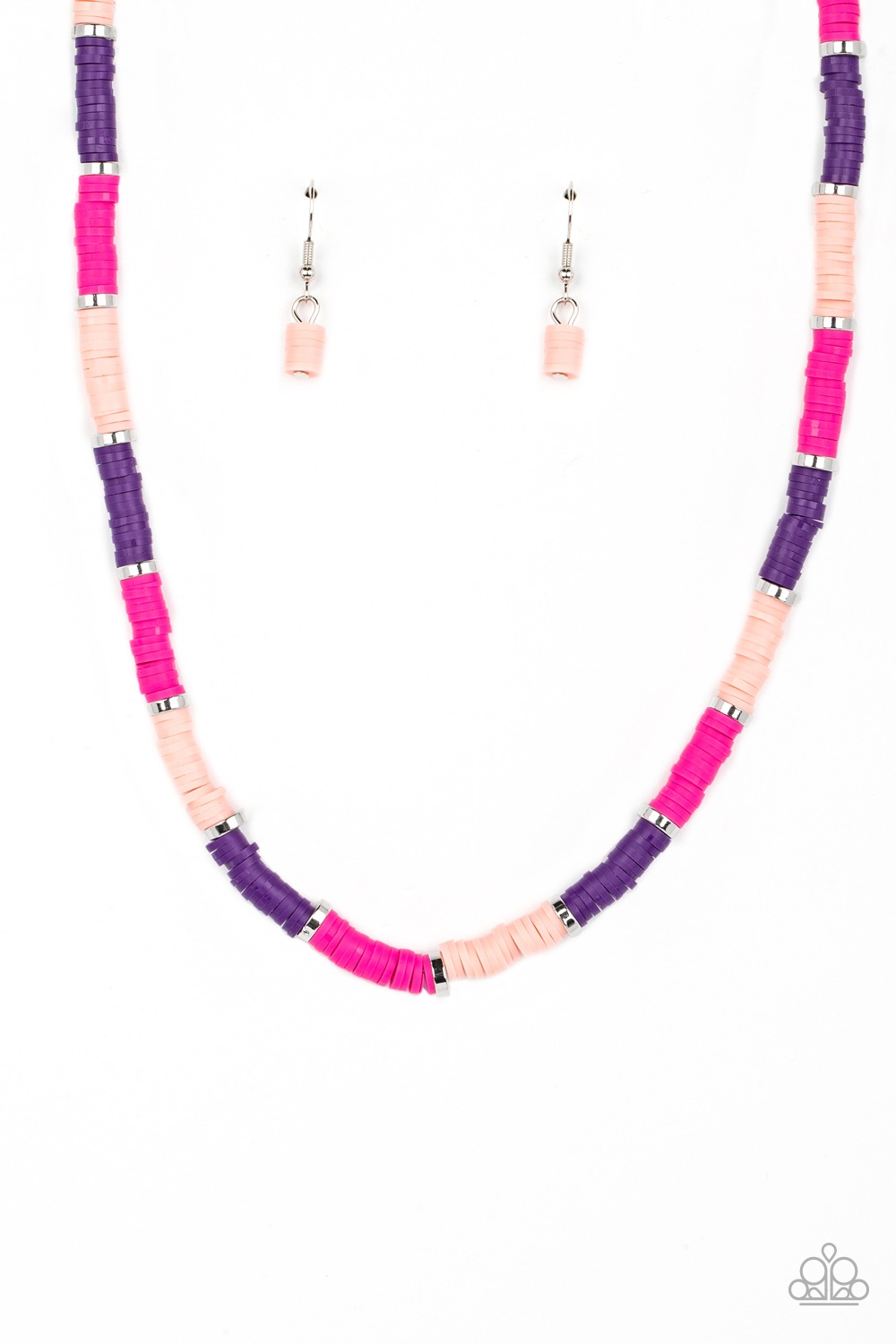 Necklace - Rainbow Road - Pink