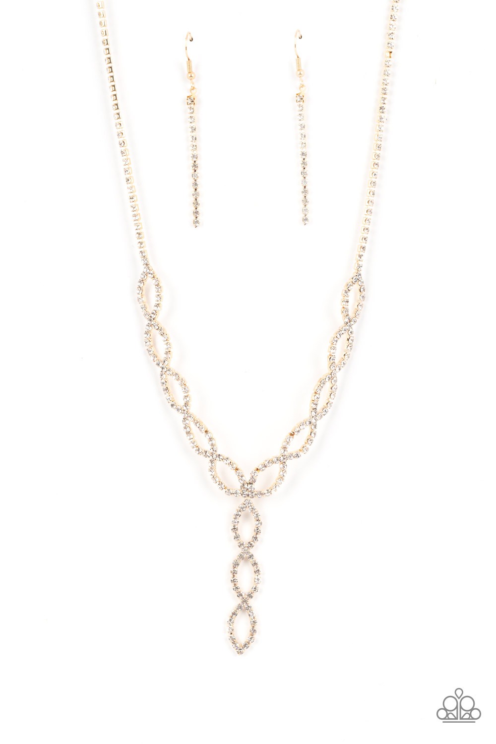 Necklace - Infinitely Icy - Gold