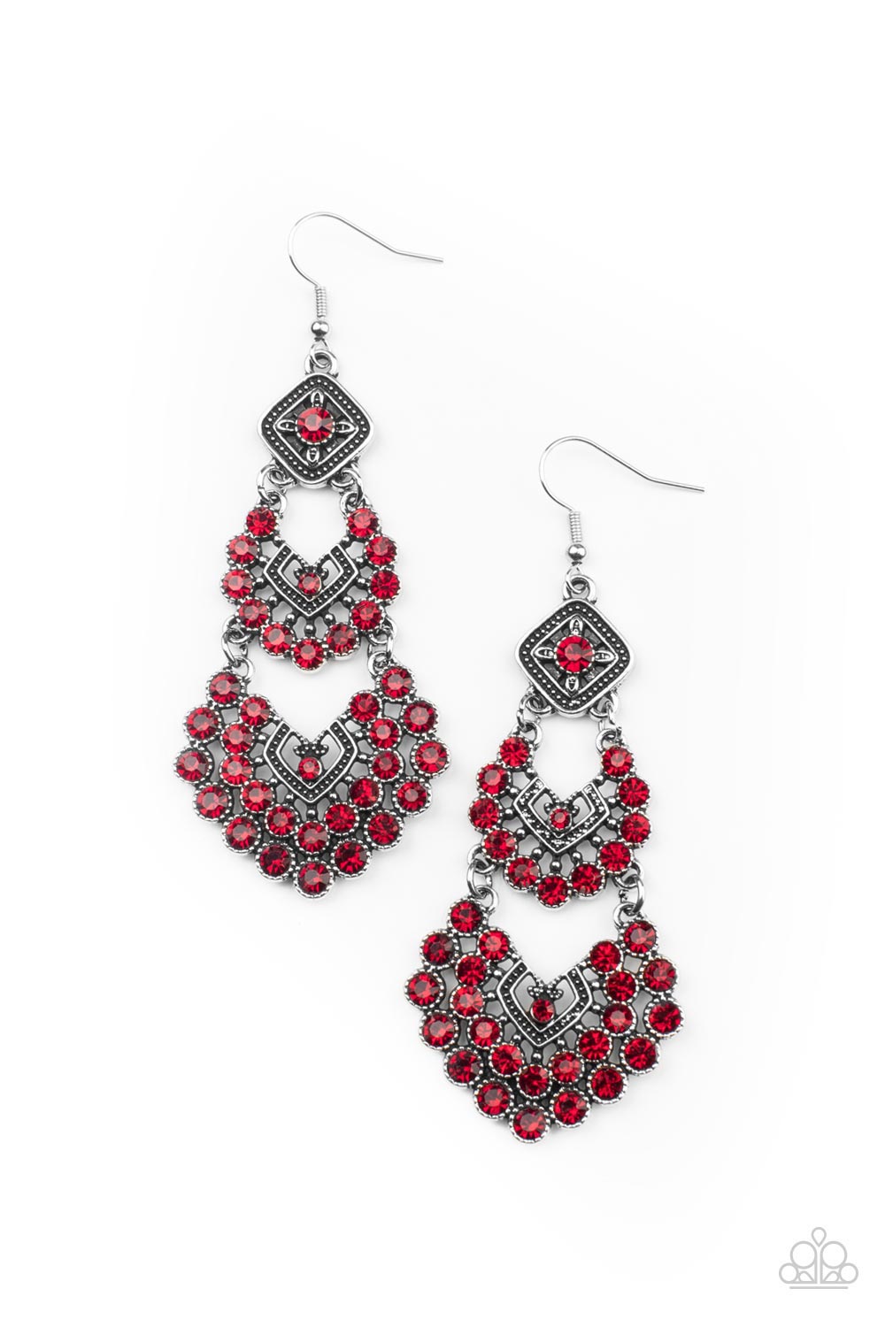 Earring - All For The GLAM - Red
