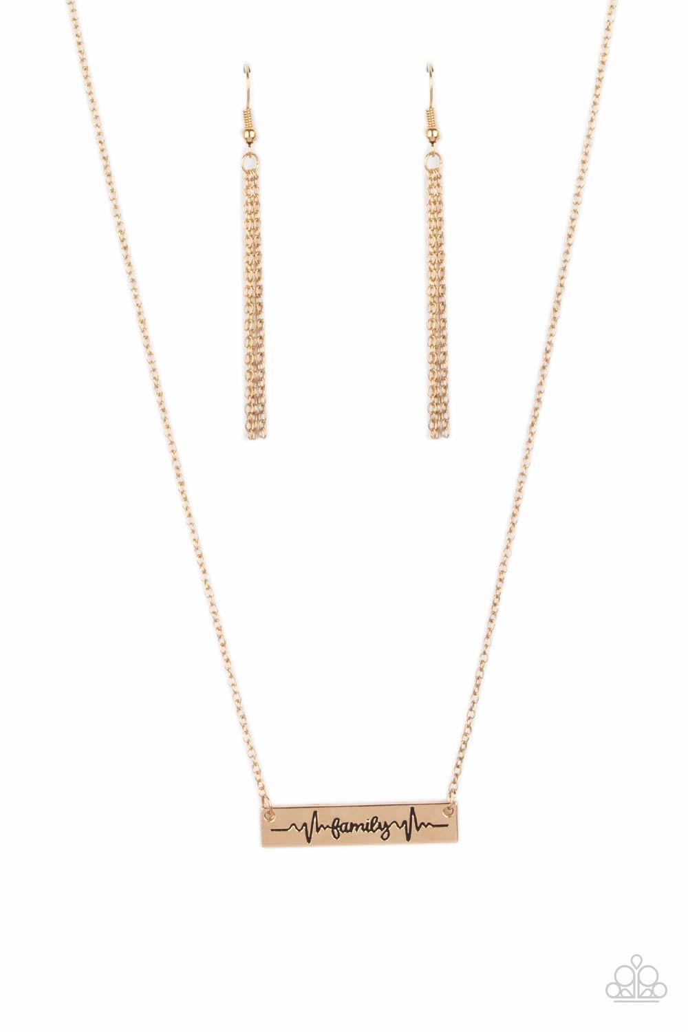 Necklace - Living The Mom Life - Gold