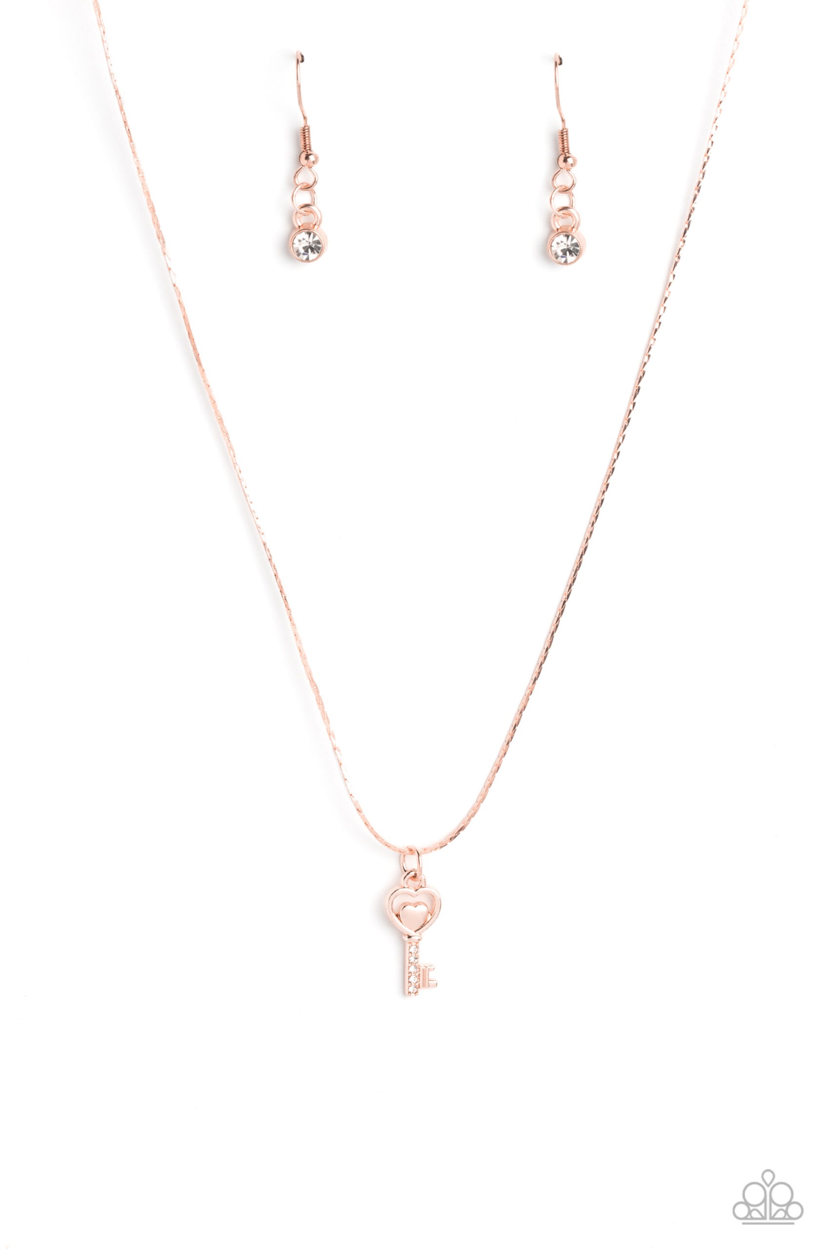 Necklace - LOVE-Locked - Rose Gold