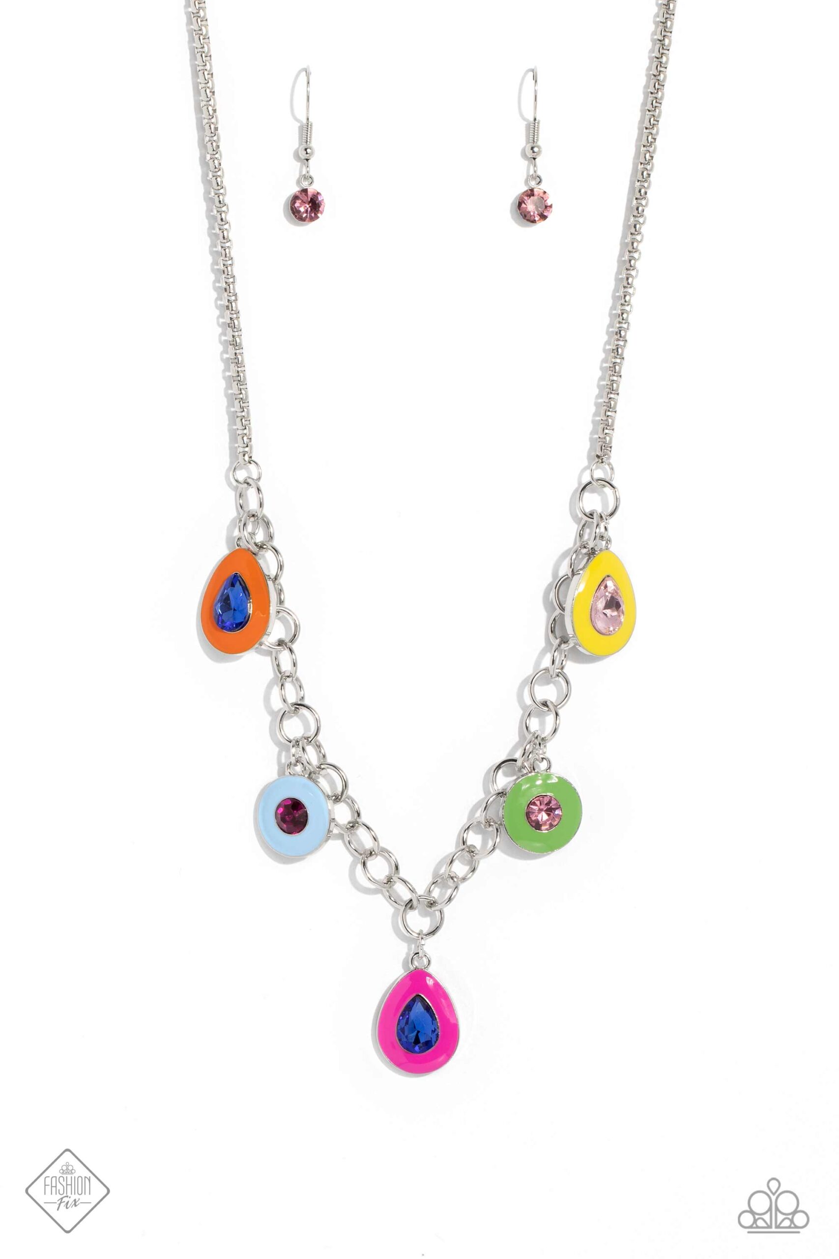 Necklace - Colorblock Craze - Multi