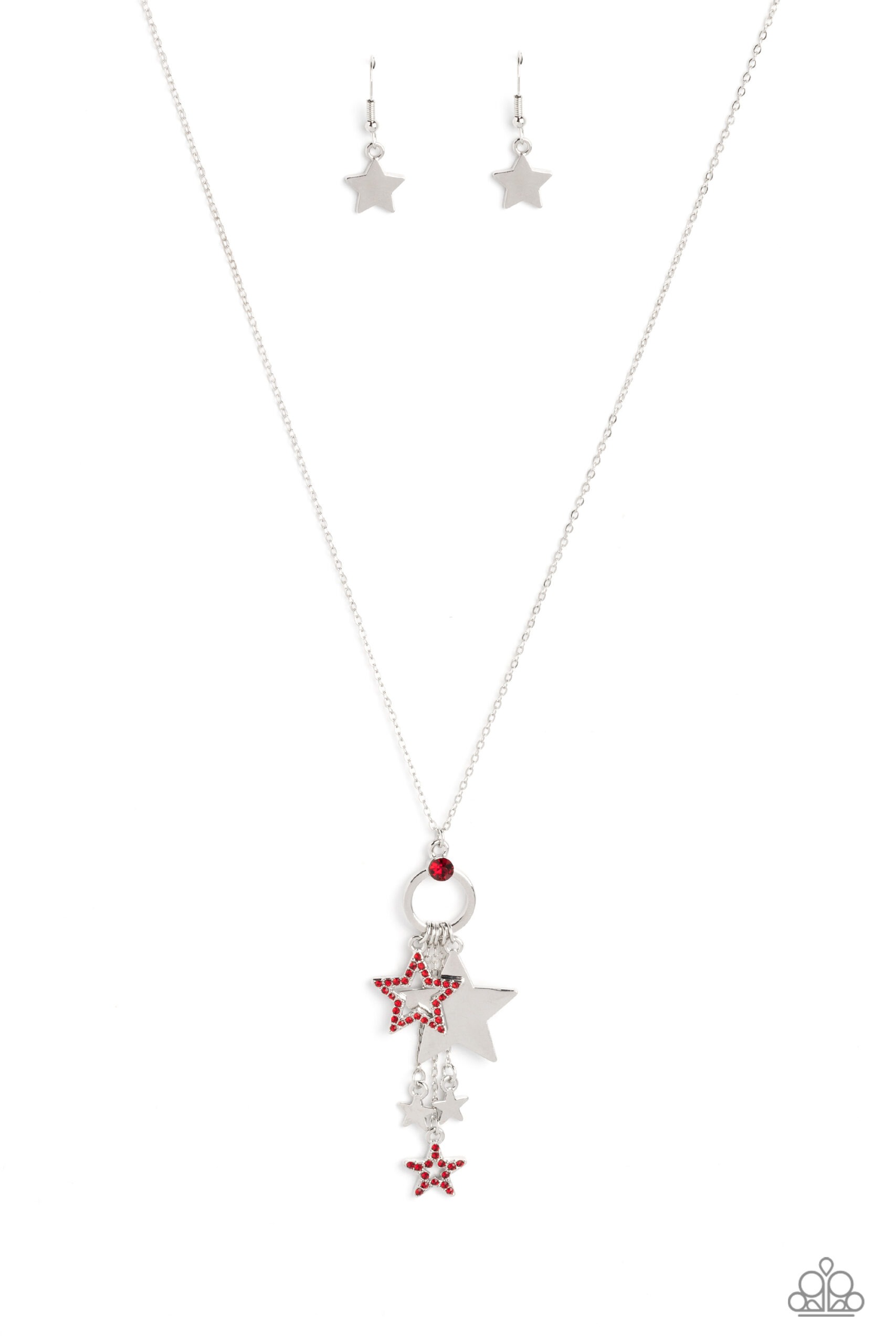 Necklace - Starry Statutes - Red