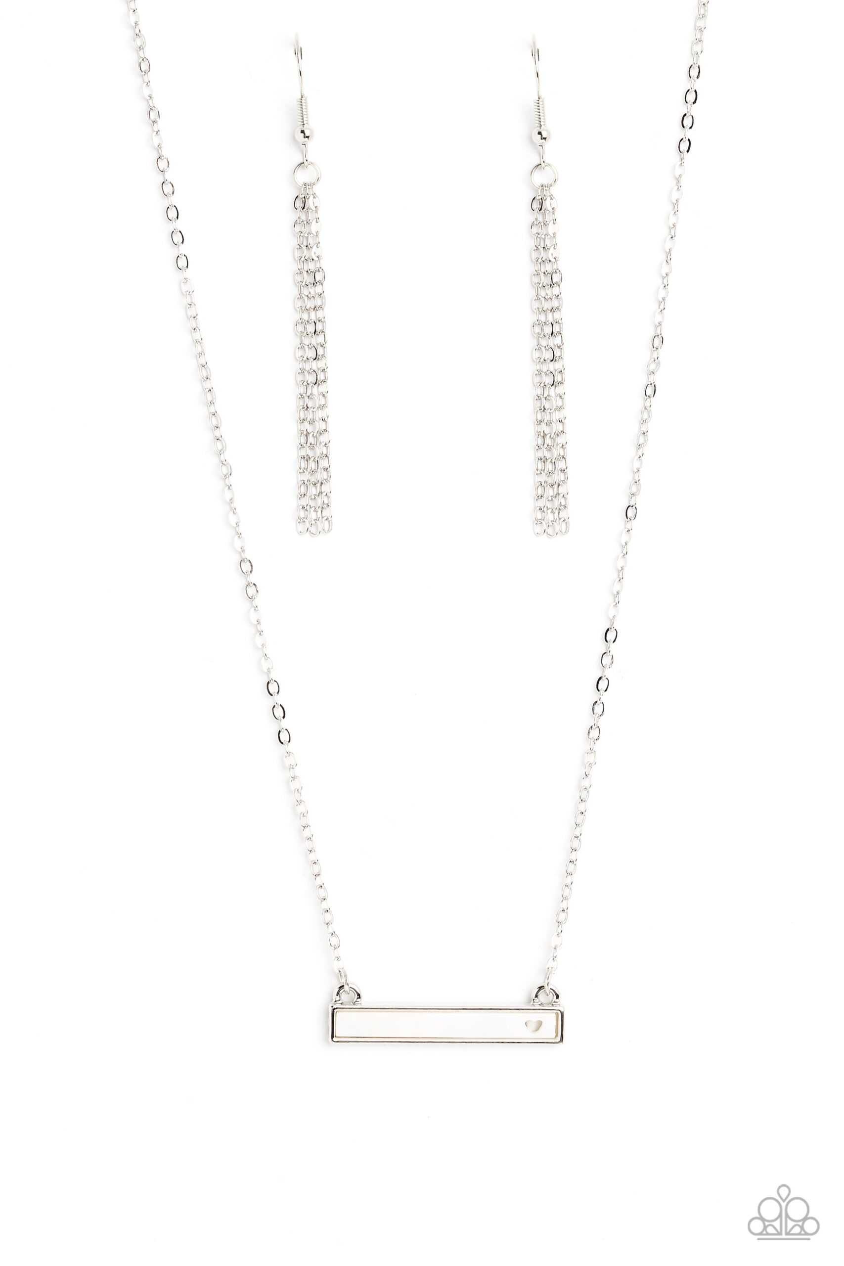 Necklace - Devoted Darling - White