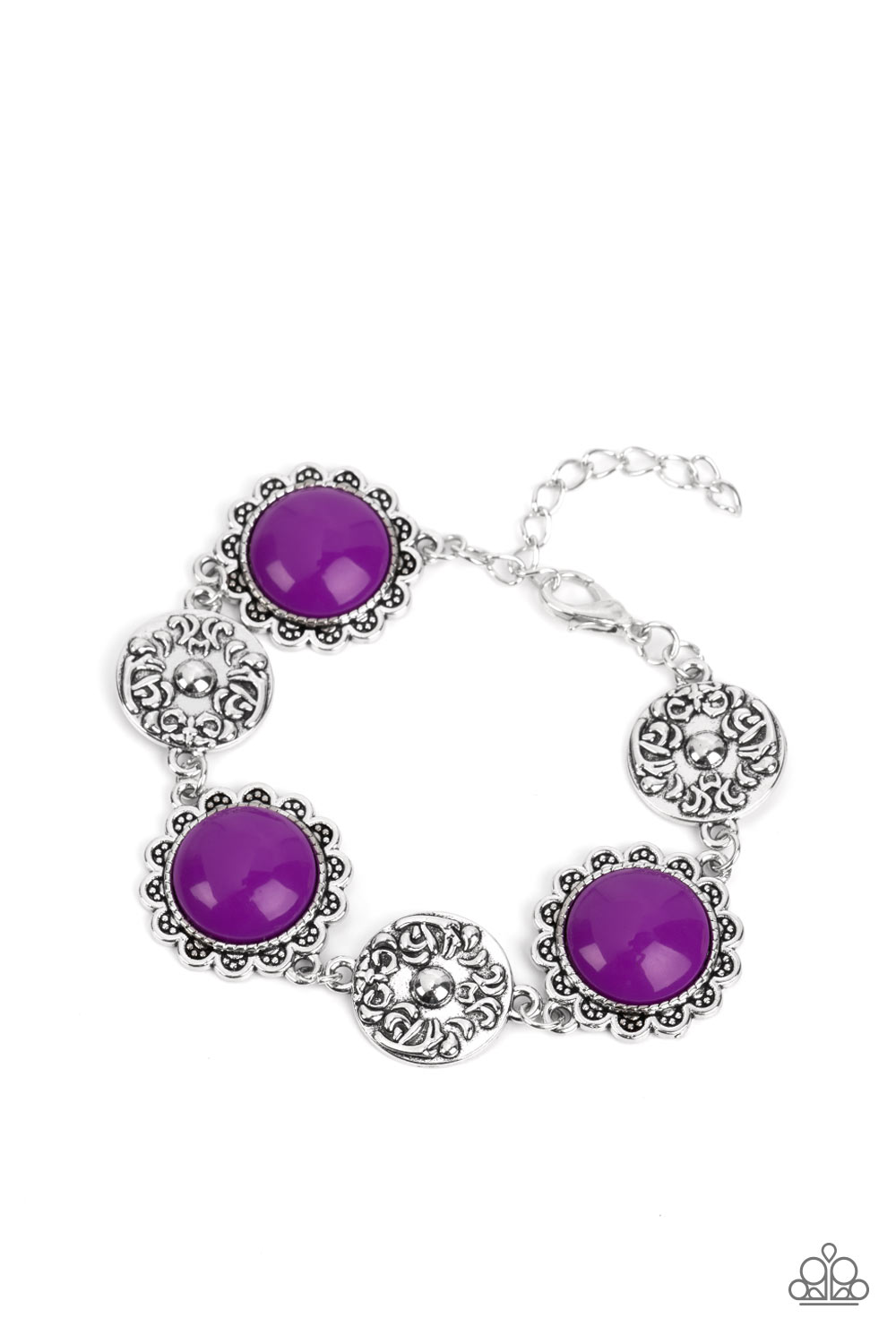 Bracelet - Positively Poppy - Purple