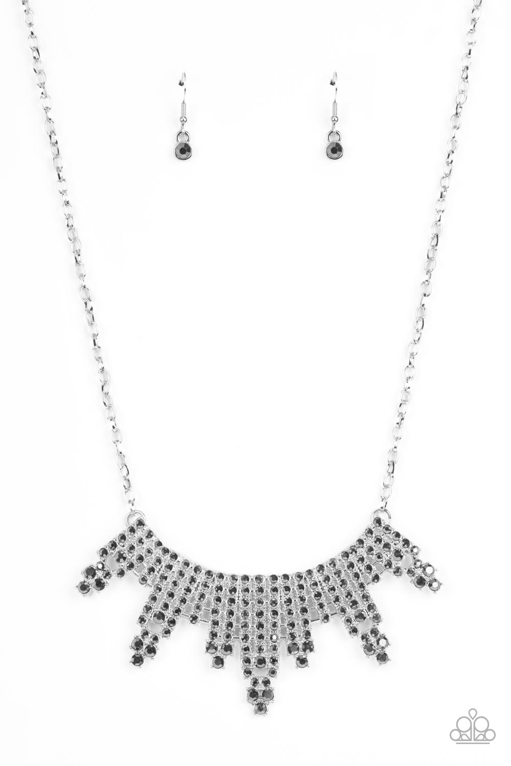 Necklace - Skyscraping Sparkle - Silver