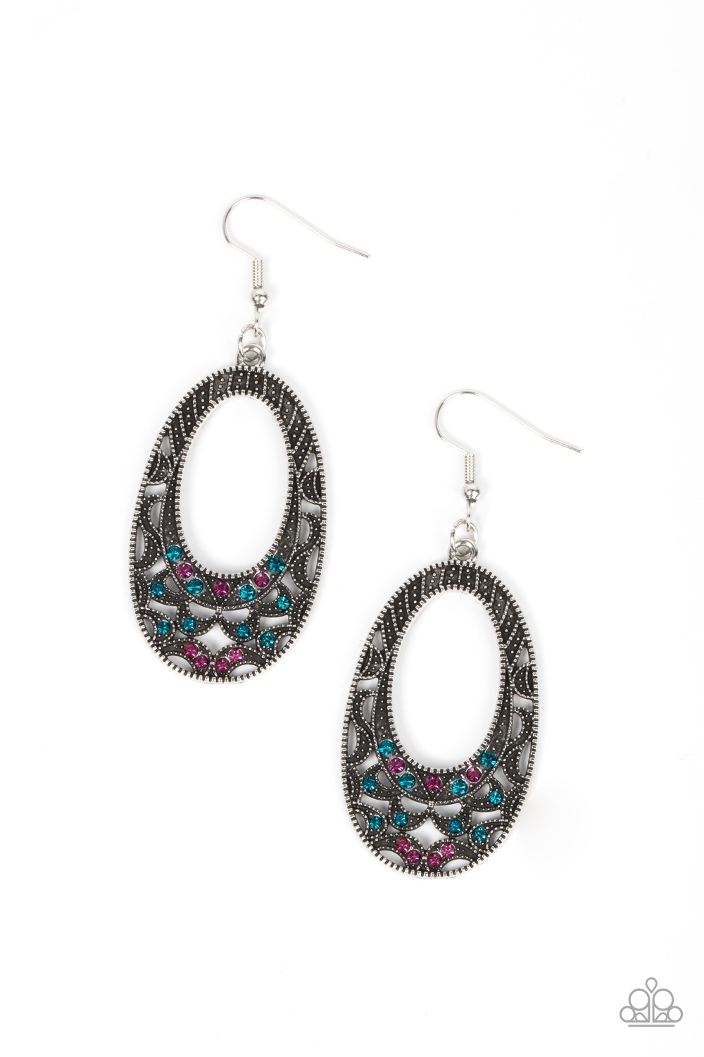 Earring - Colorfully Moon Child - Multi