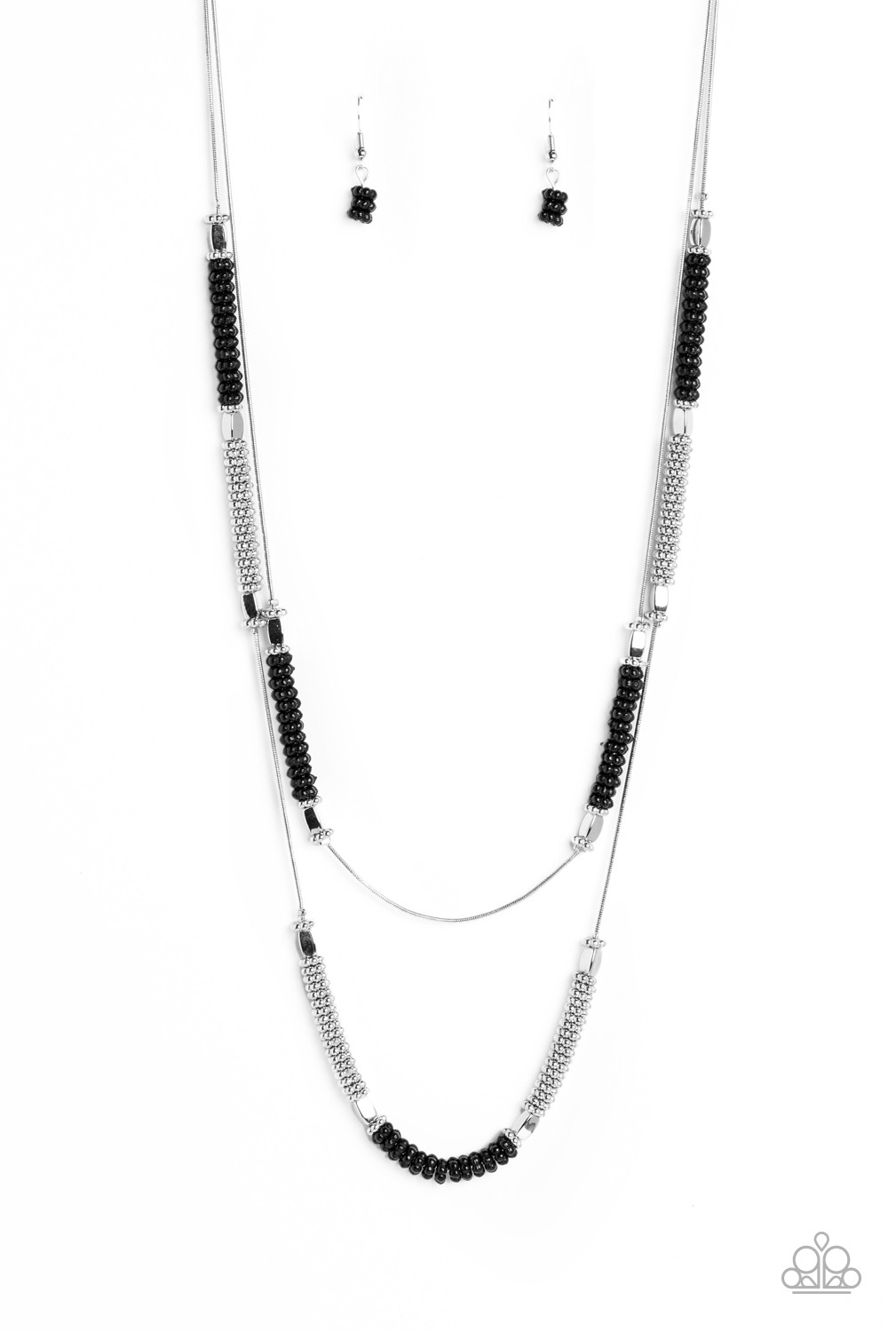 Necklace - Caviar Chic - Black