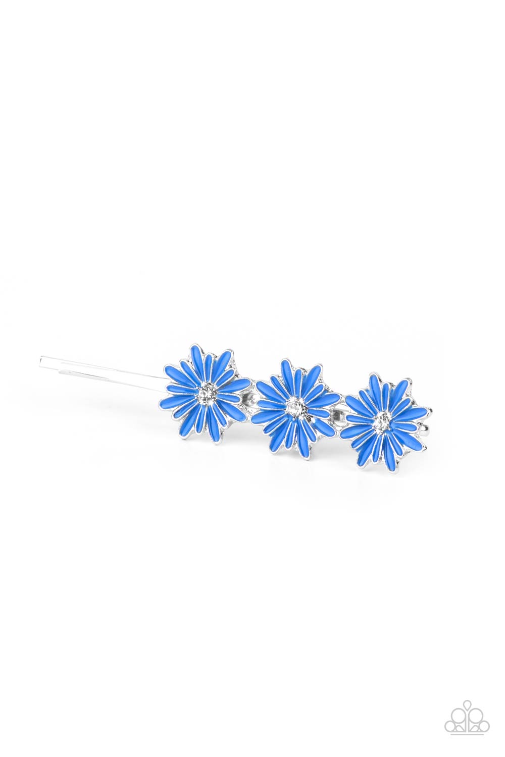 HairClip - Flower Patch Princess - Blue