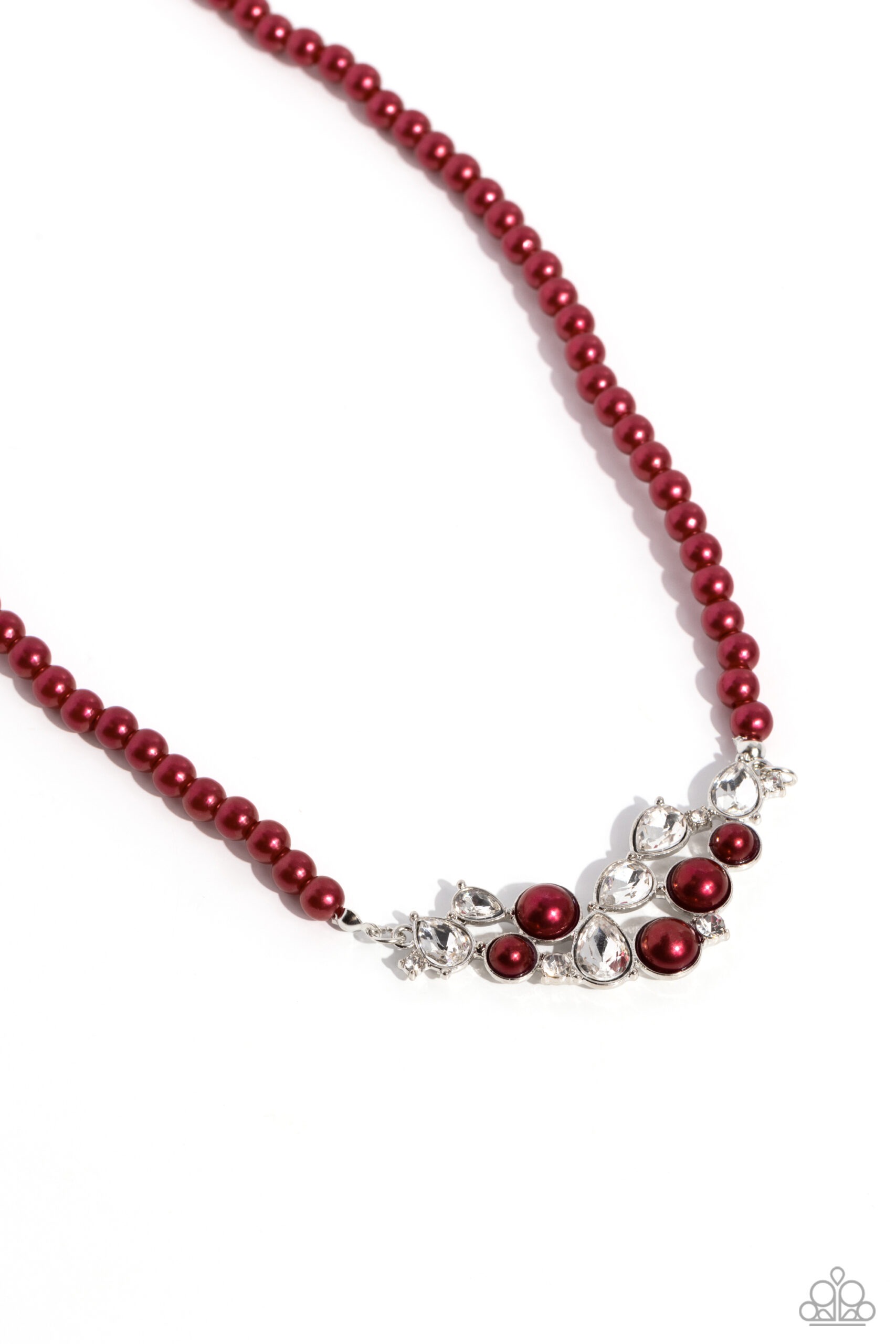 Necklace - Pampered Pearls - Red