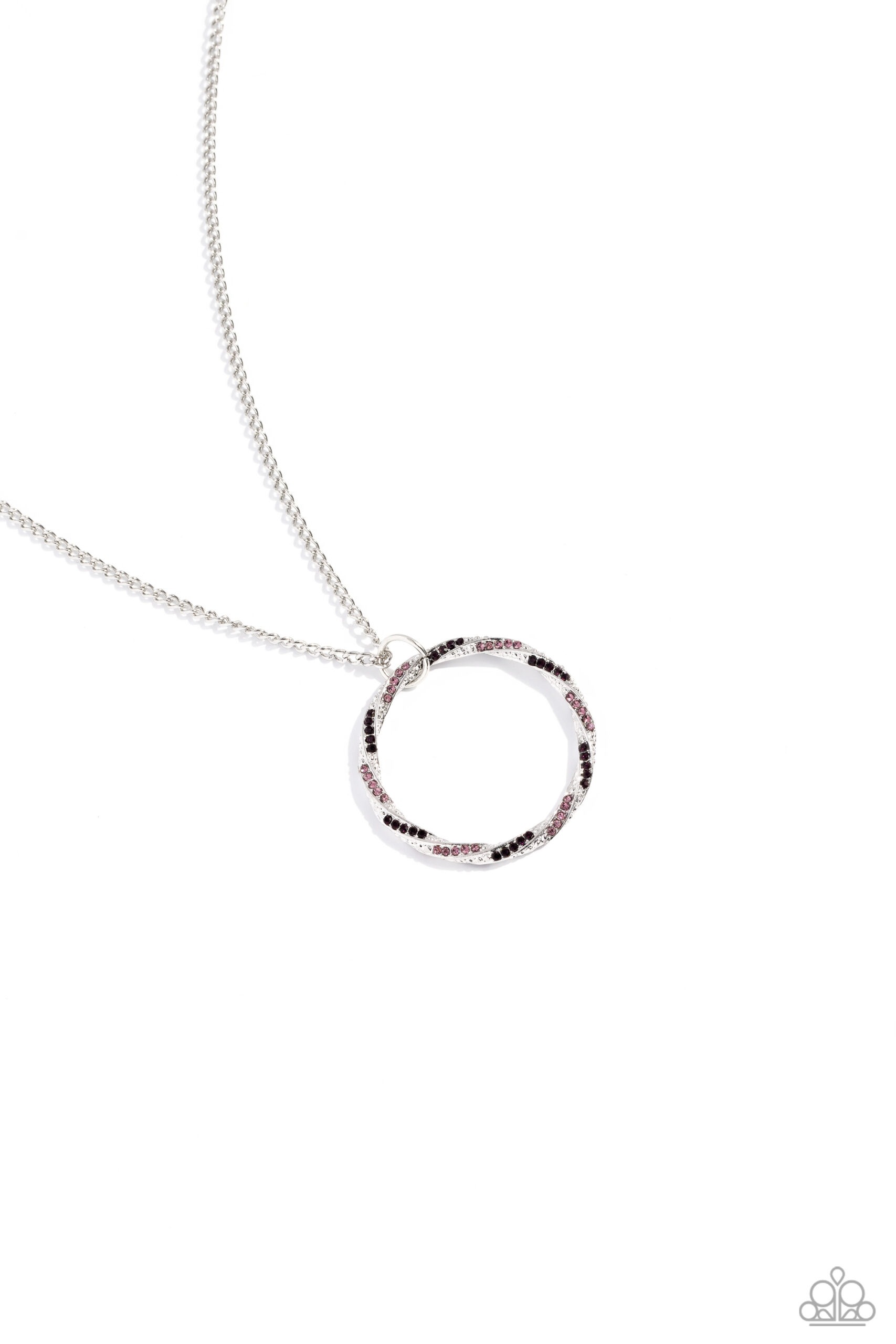 Necklace - RING It Back - Purple